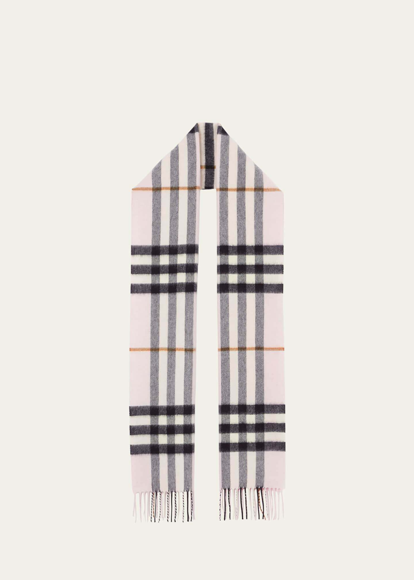 Burberry classic giant check cashmere scarf 2025