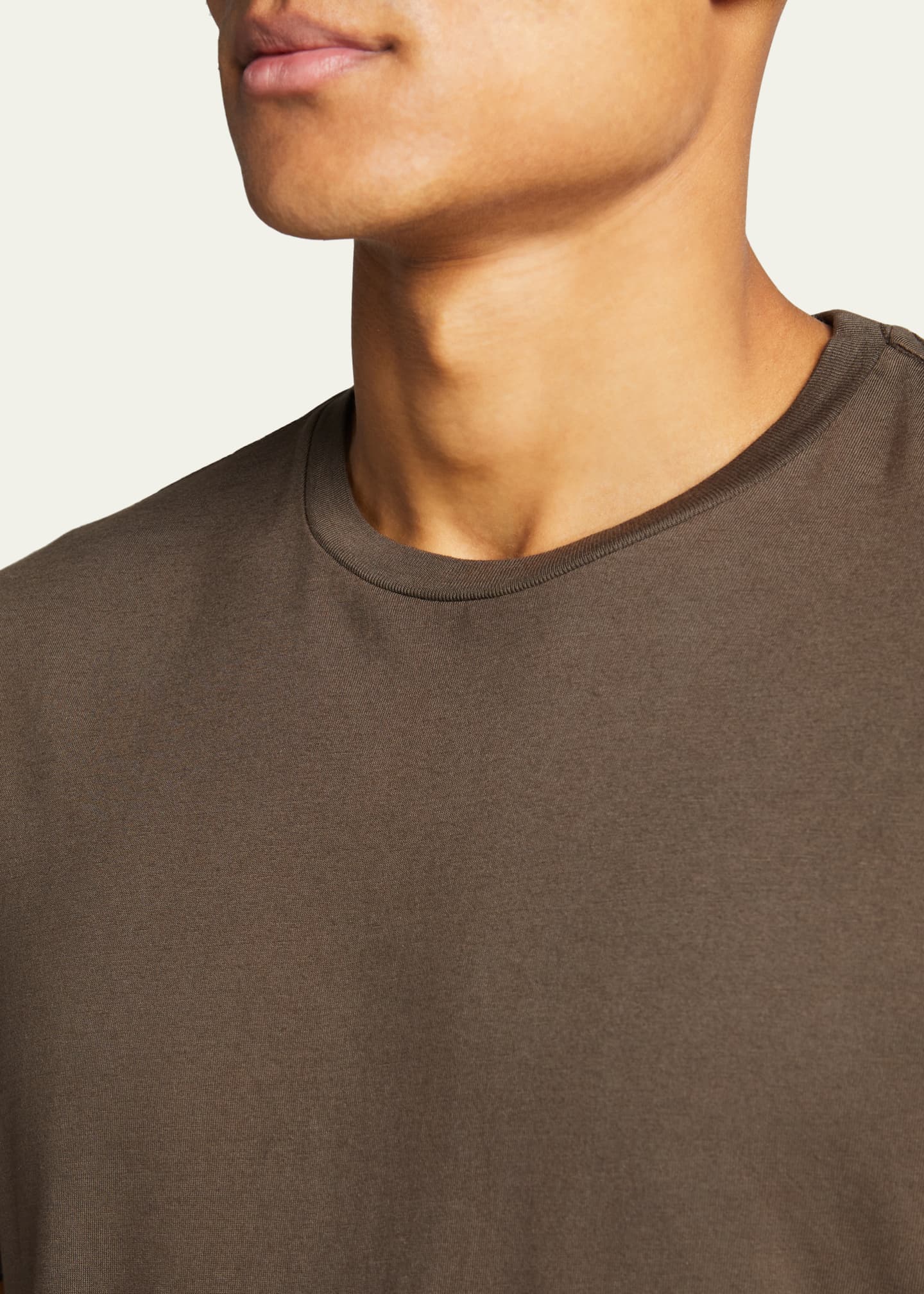 Save Khaki Men's Supima Jersey Solid Crewneck T-Shirt Image 5 of 5
