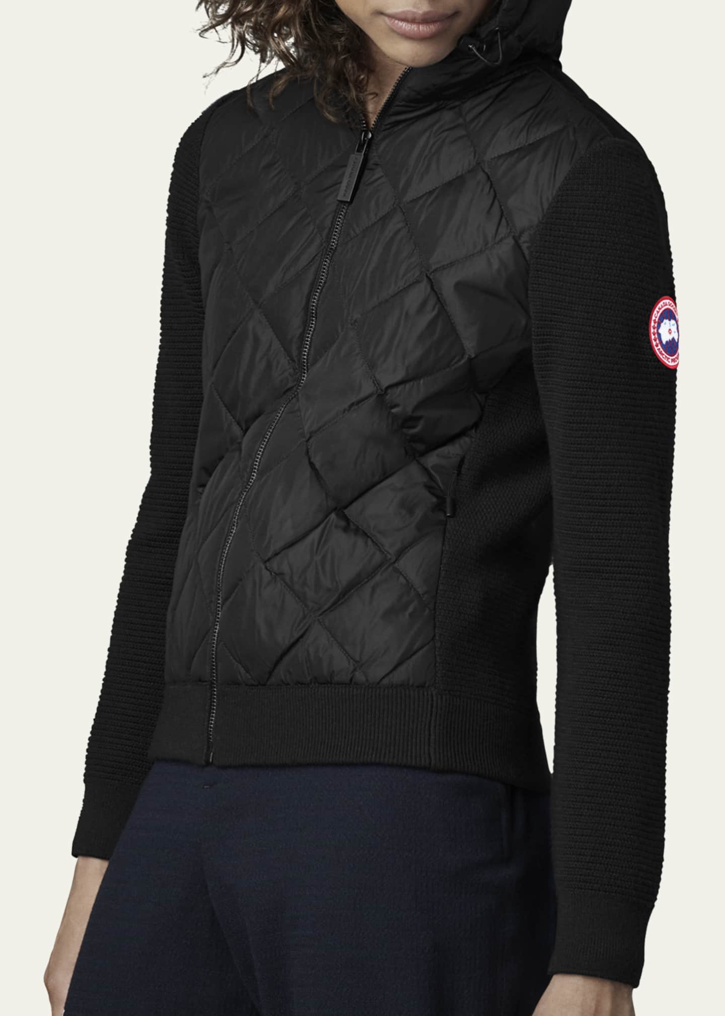Canada Goose HyBridge Quilted Knit Hoodie - Bergdorf Goodman