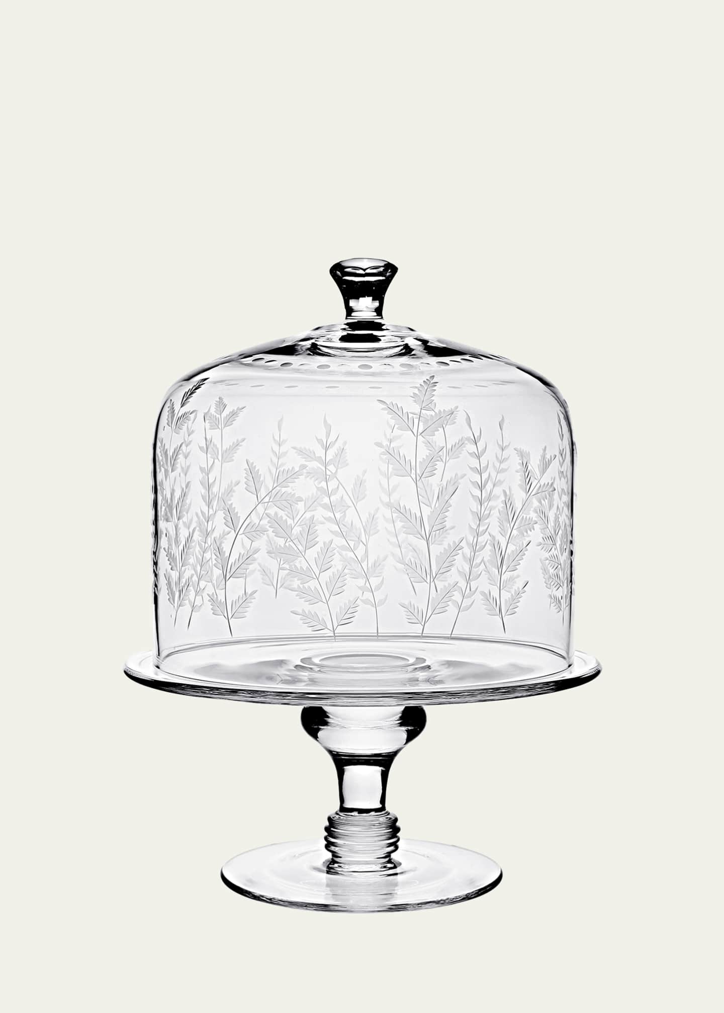 Covered cake stands with dome on sale
