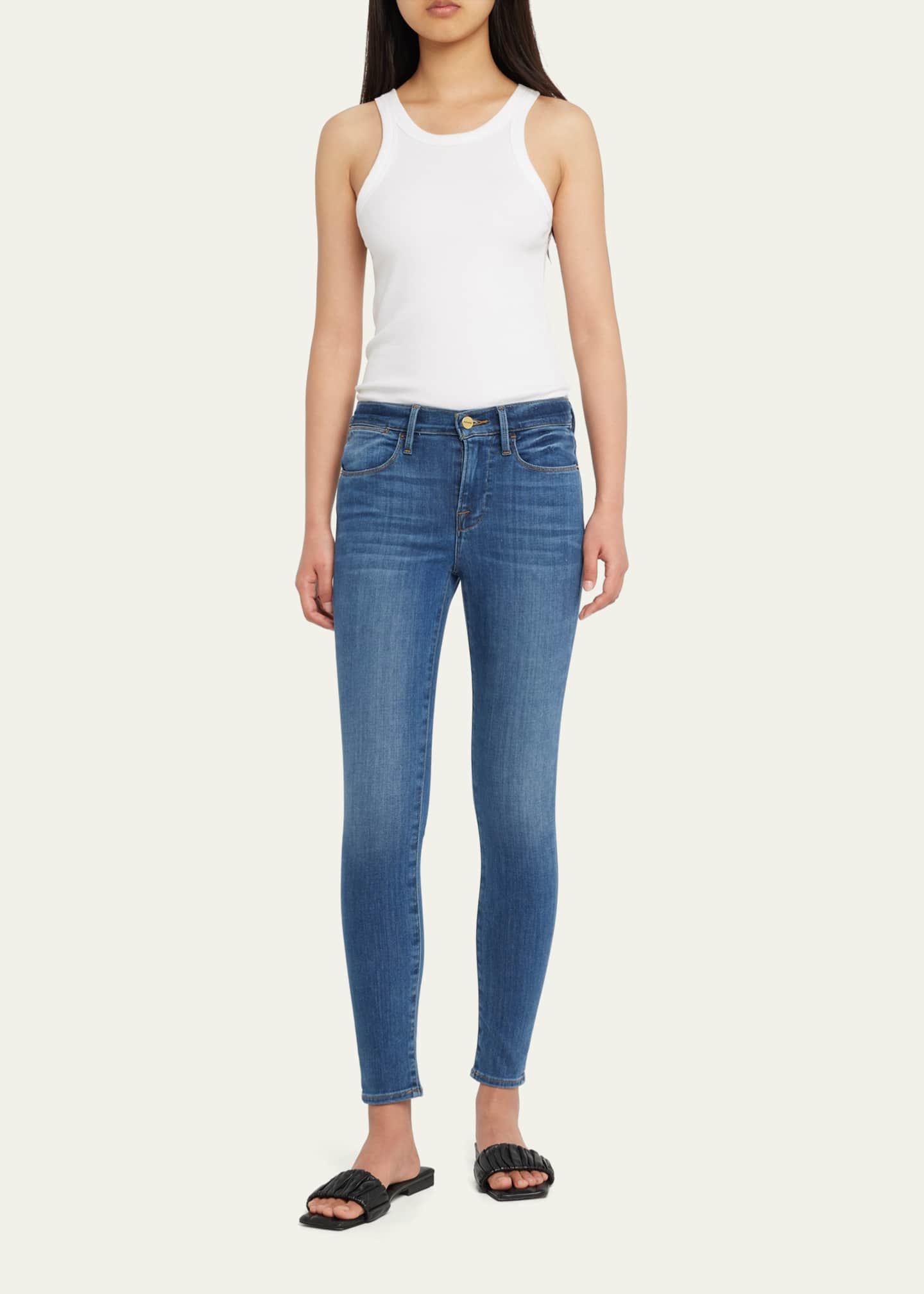 FRAME Le High Skinny Ankle Jeans Bergdorf Goodman