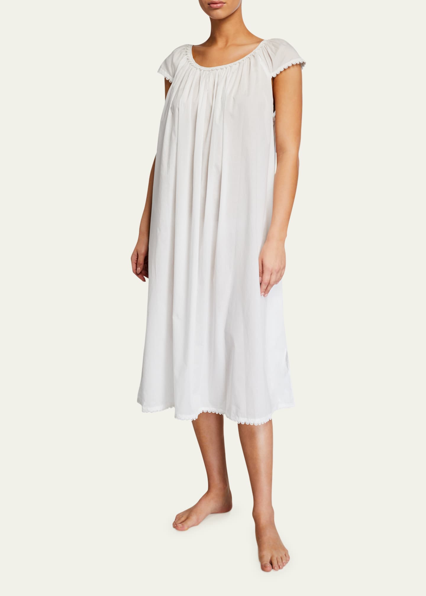 cap sleeve night gown
