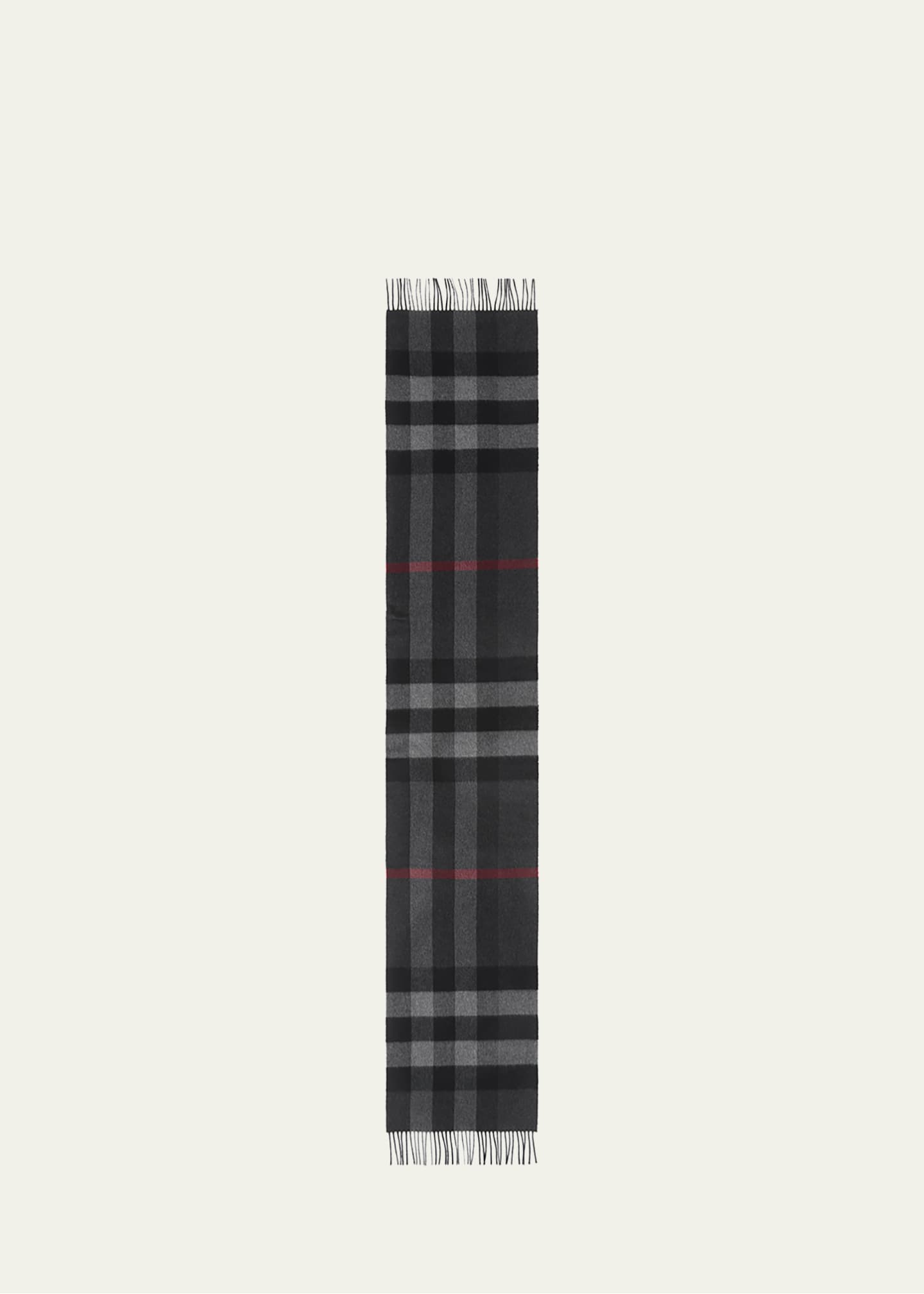 Half mega check burberry scarf sales