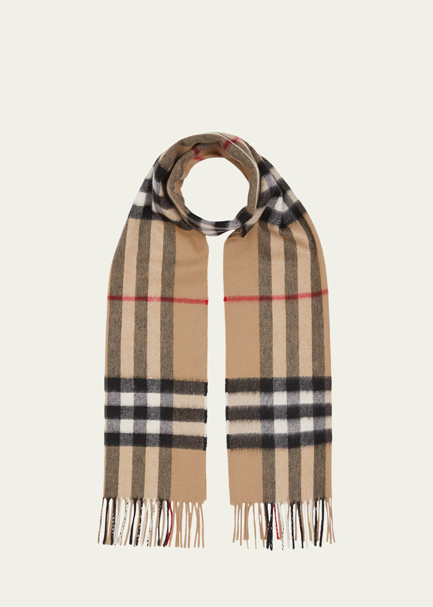 Burberry Check Cashmere Scarf