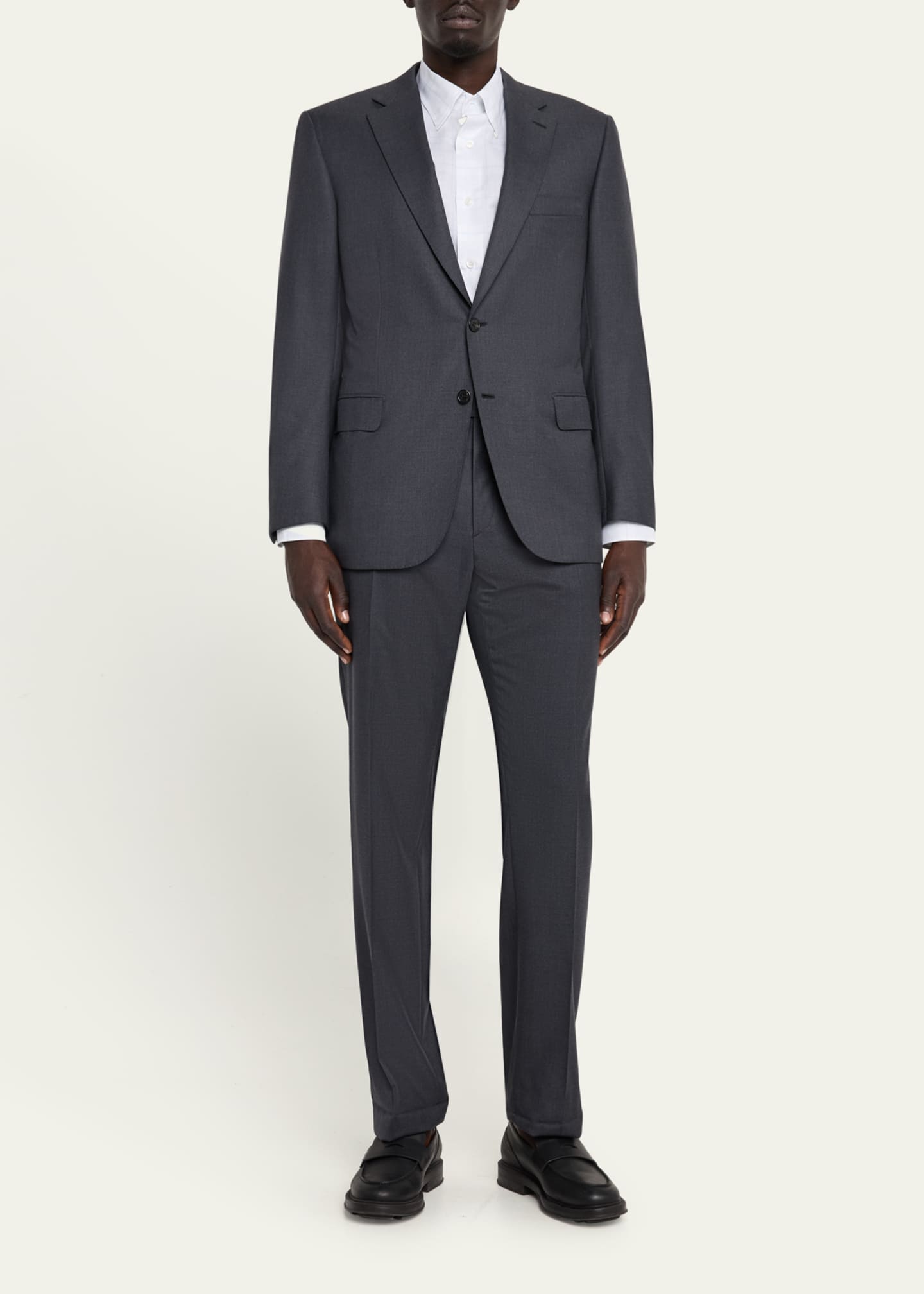 Brioni Men's Brunico Virgin Wool Two-Piece Suit - Bergdorf Goodman