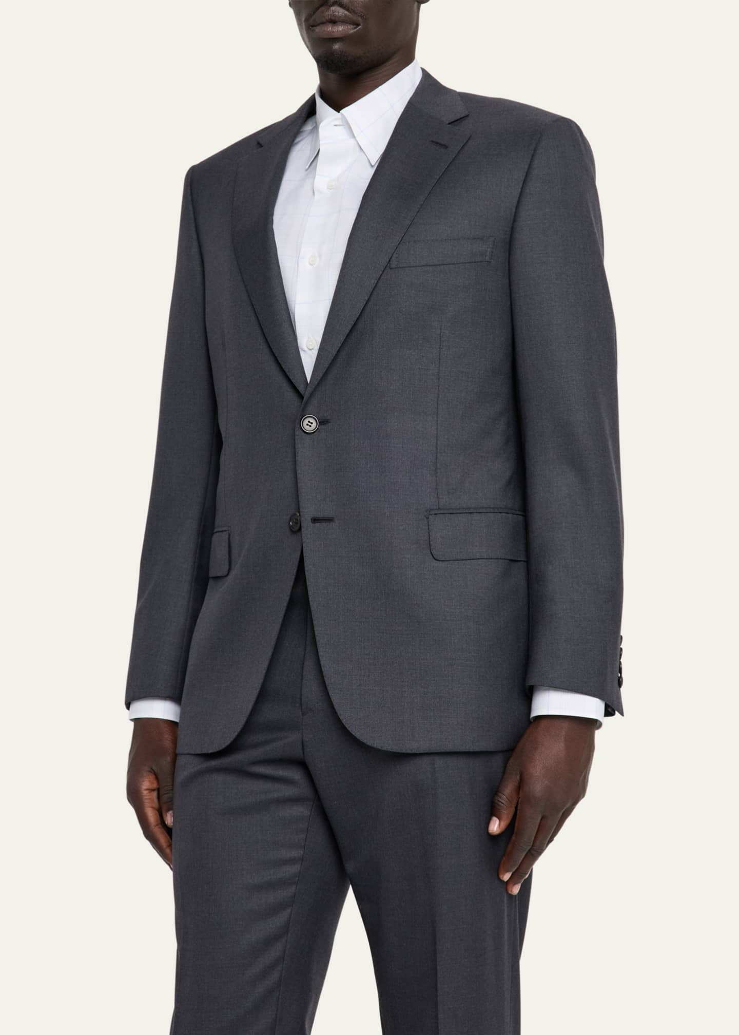 【タイムセール！】 Brunico Men's Brioni Virgin Bergdorf - Suit Two-Piece Wool スーツ