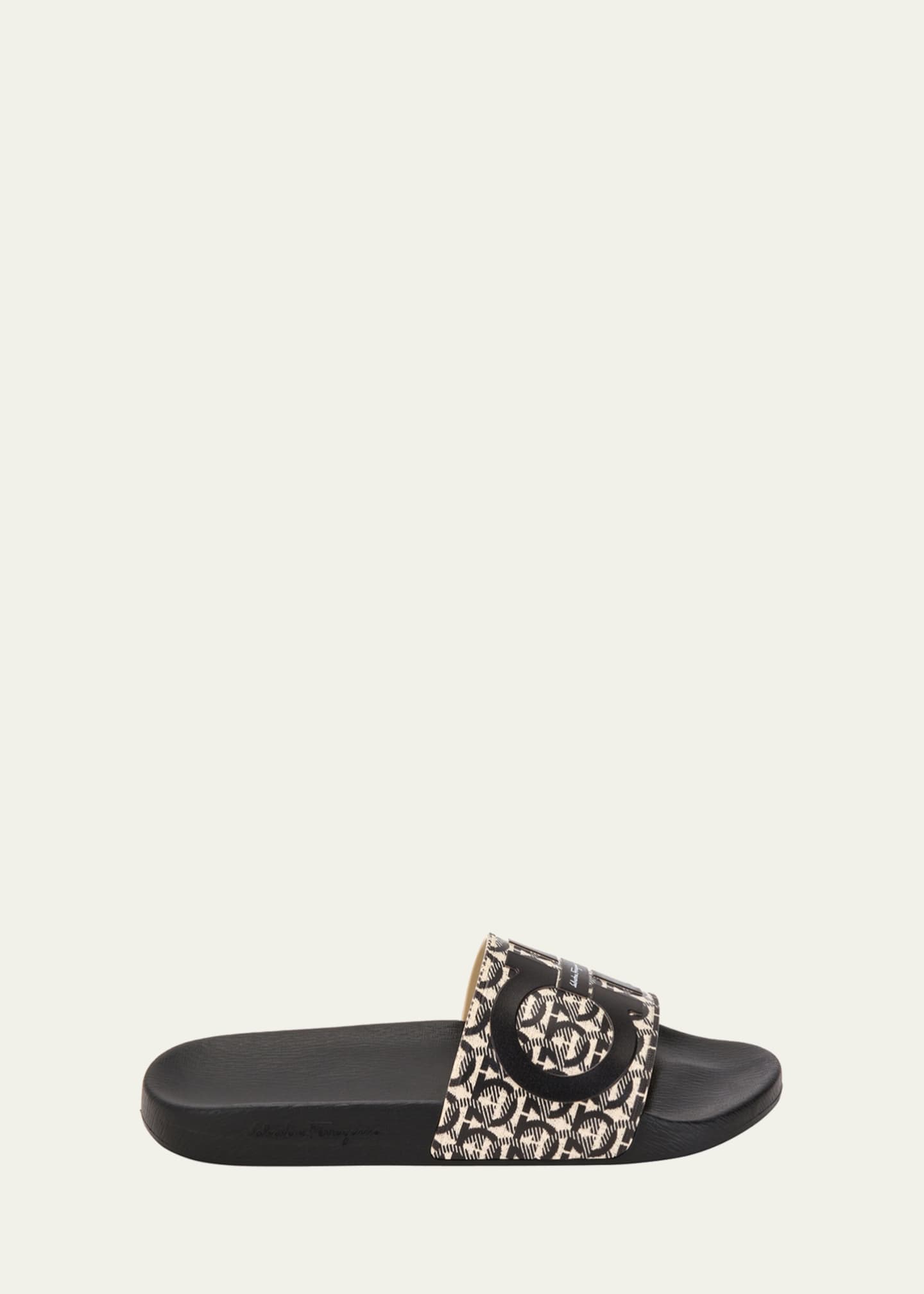 Ferragamo men's groove slides best sale
