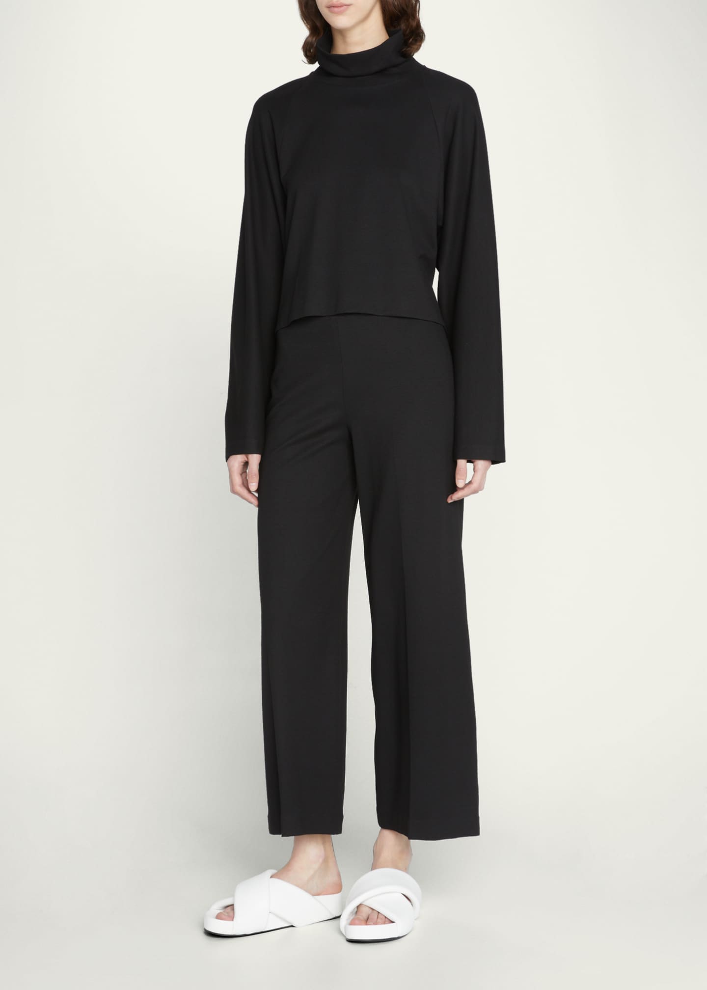 Rosetta Getty Cropped Flare Trousers Image 2 of 5