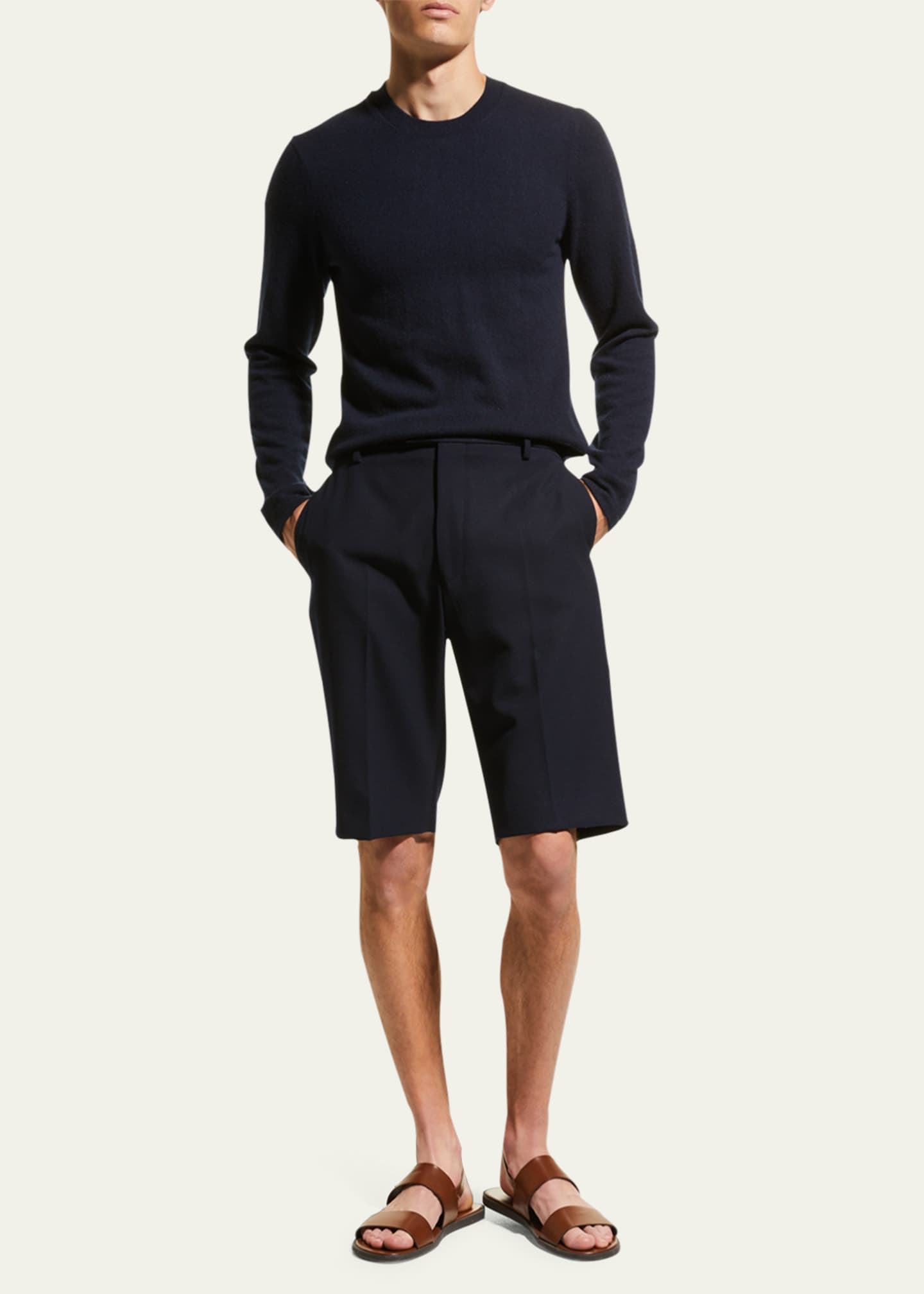 Vince Men's Cashmere Crewneck Sweater Image 2 of 5
