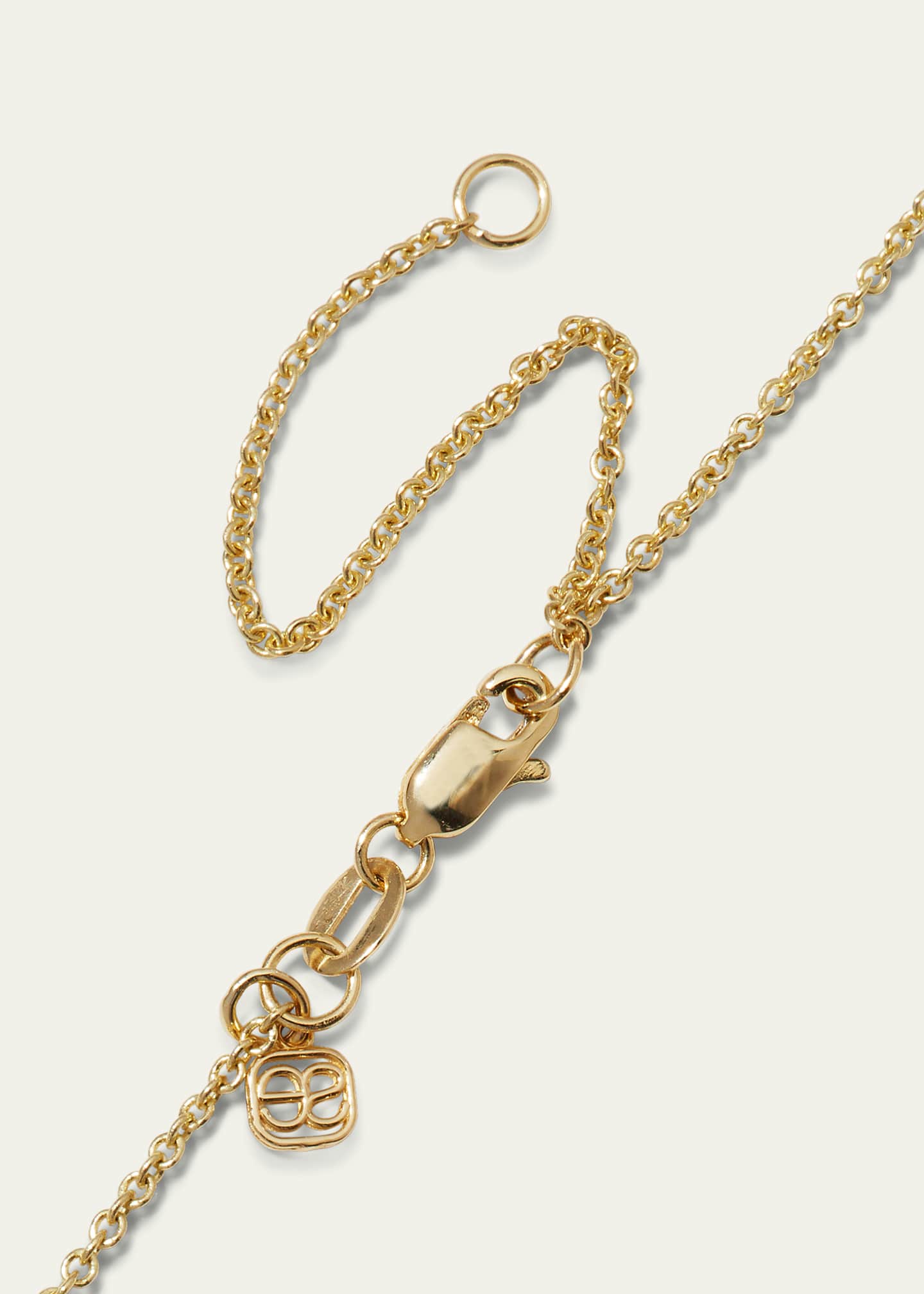 Sydney Evan 14k Plain Butterfly Necklace w Diamonds Bergdorf