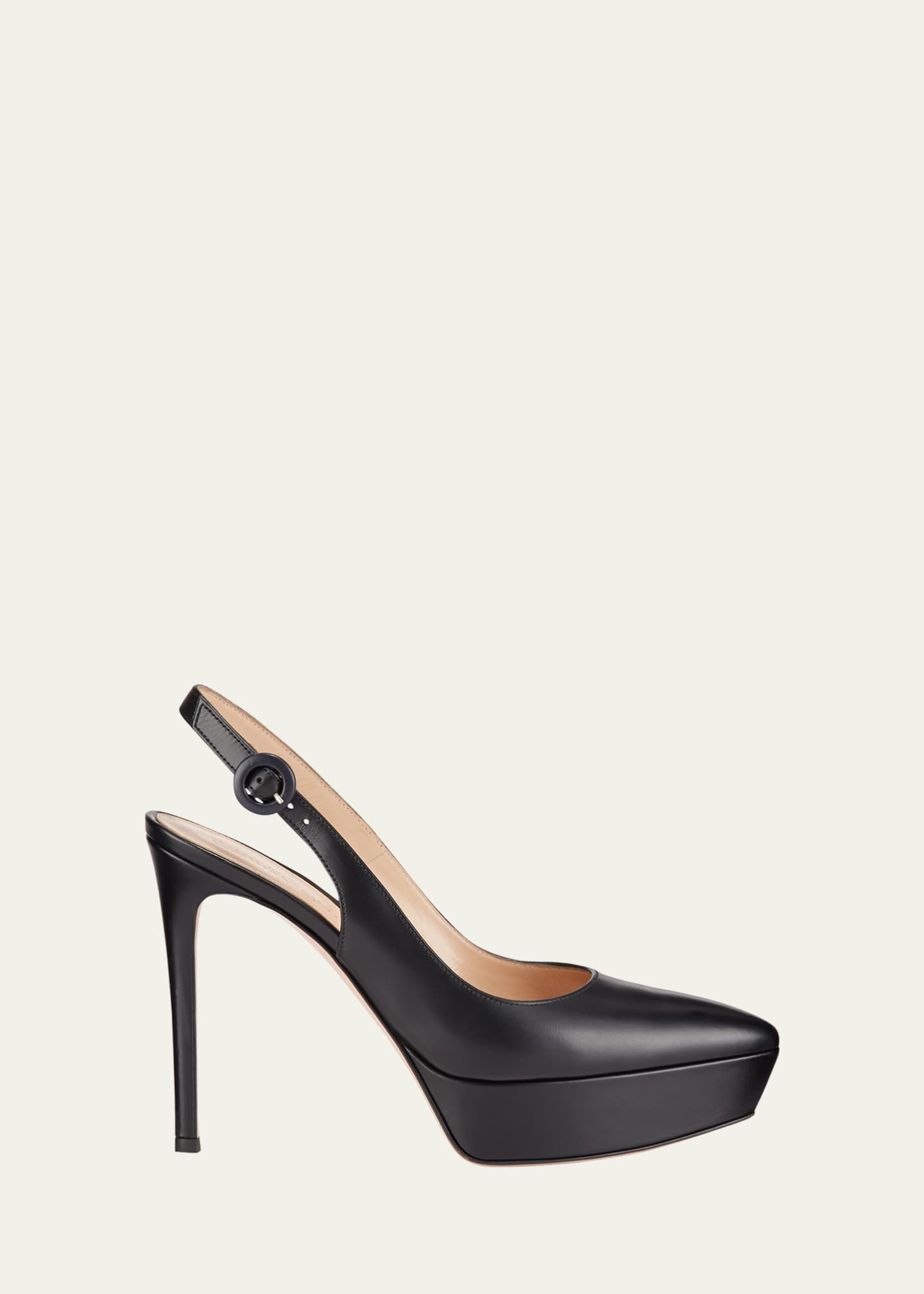 Gianvito Rossi Leather Slingback Platform Sandals Bergdorf Goodman