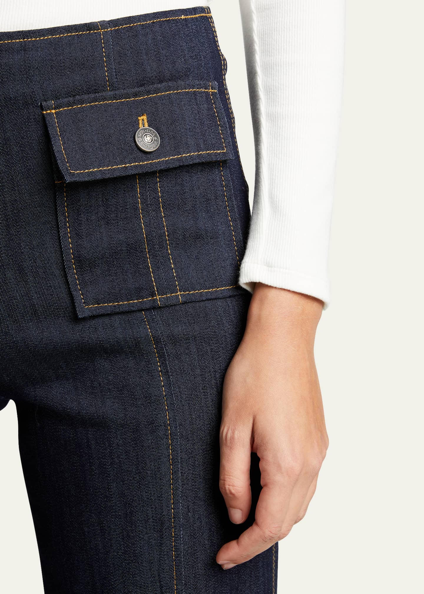 Cinq a Sept Long Azure Pants - Bergdorf Goodman