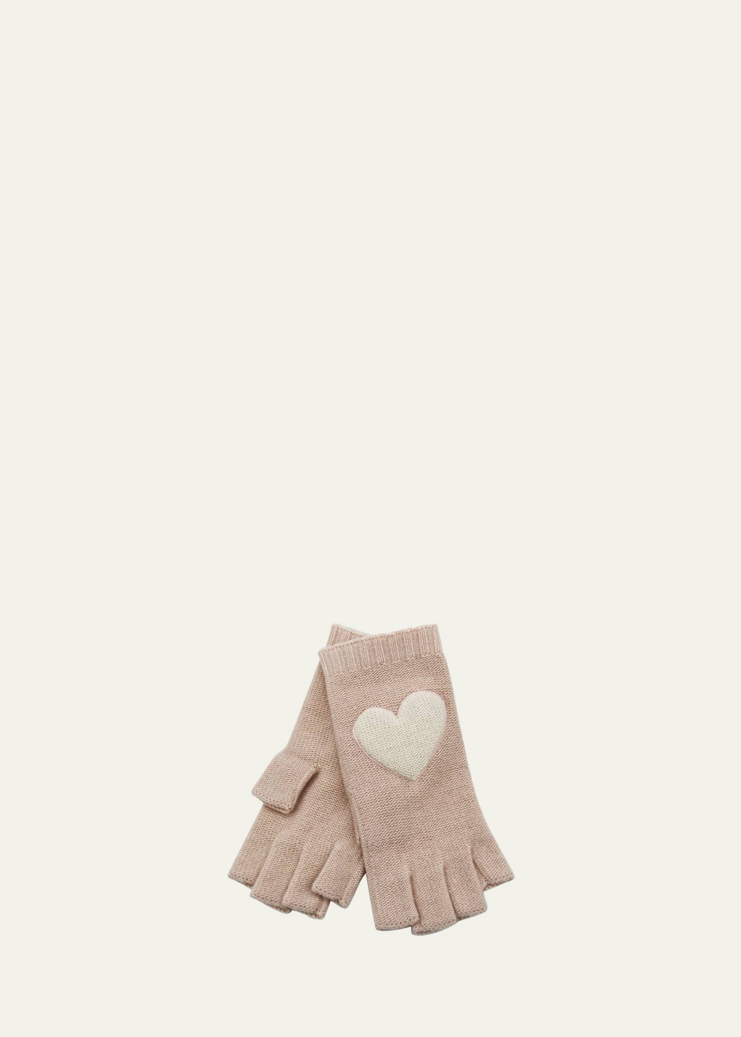 Portolano Jersey-Knit Cashmere Fingerless Gloves