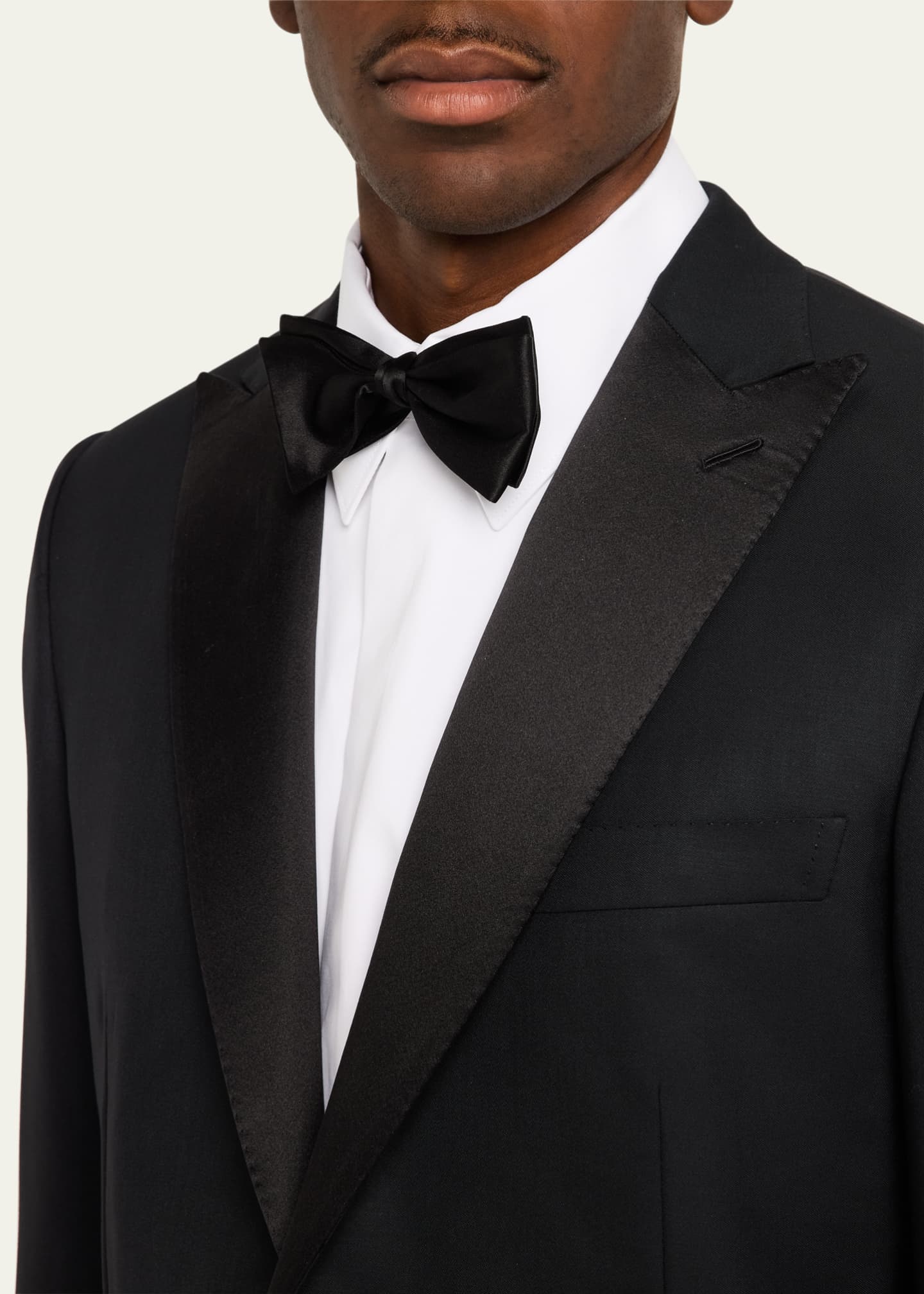 Brioni Men's Solid Wool Tuxedo Image 6 of 8