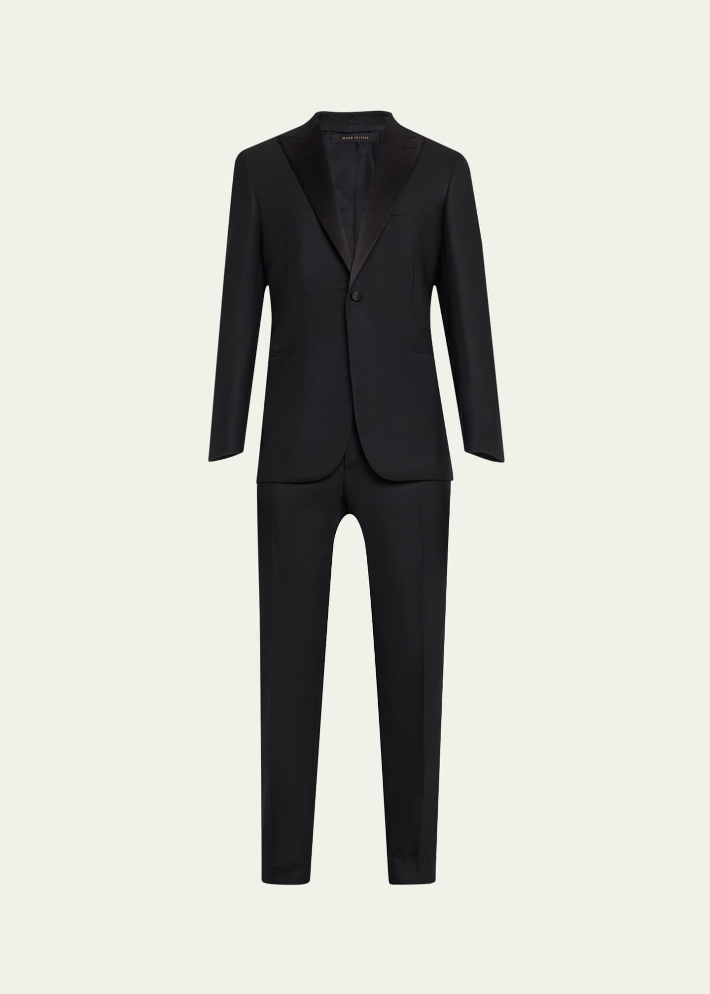 Brioni Men's Solid Wool Tuxedo Image 1 of 8