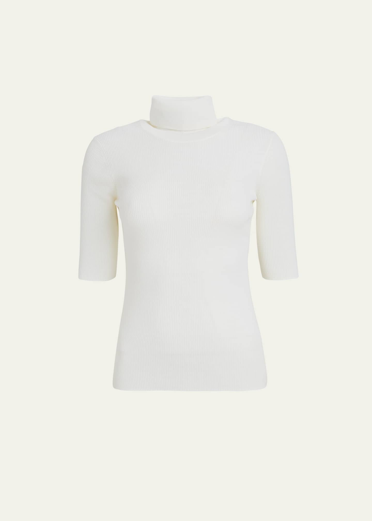 Theory short cheap sleeve turtleneck