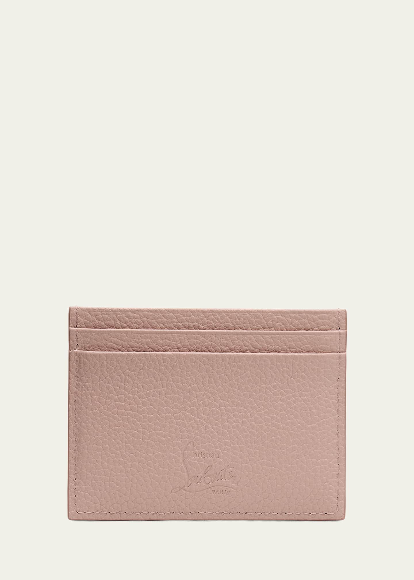 Christian Louboutin Kios Card Case in Leather with Loubinthesky Spikes Image 3 of 4
