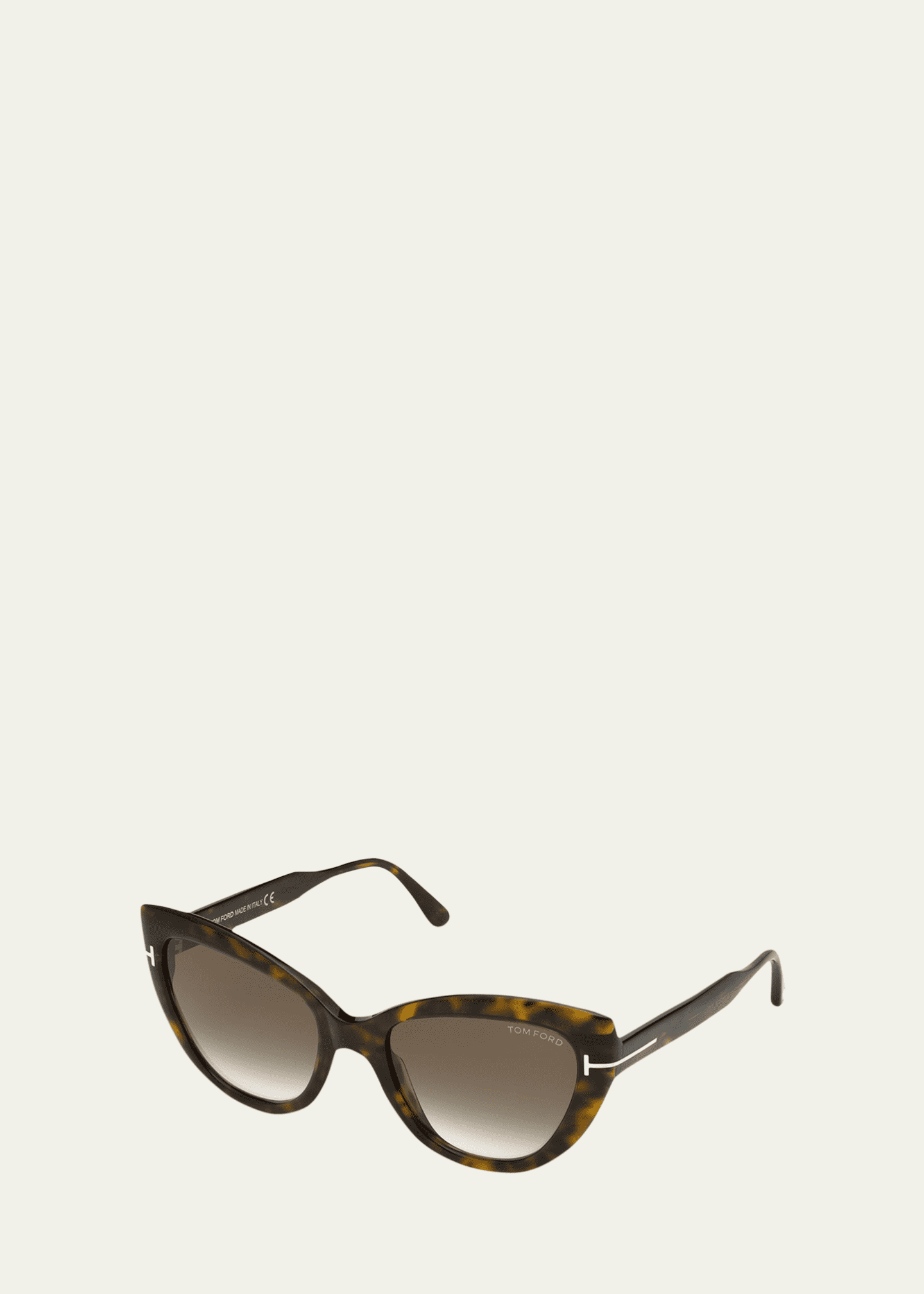 TOM FORD Anya Cat Eye Monochromatic Sunglasses