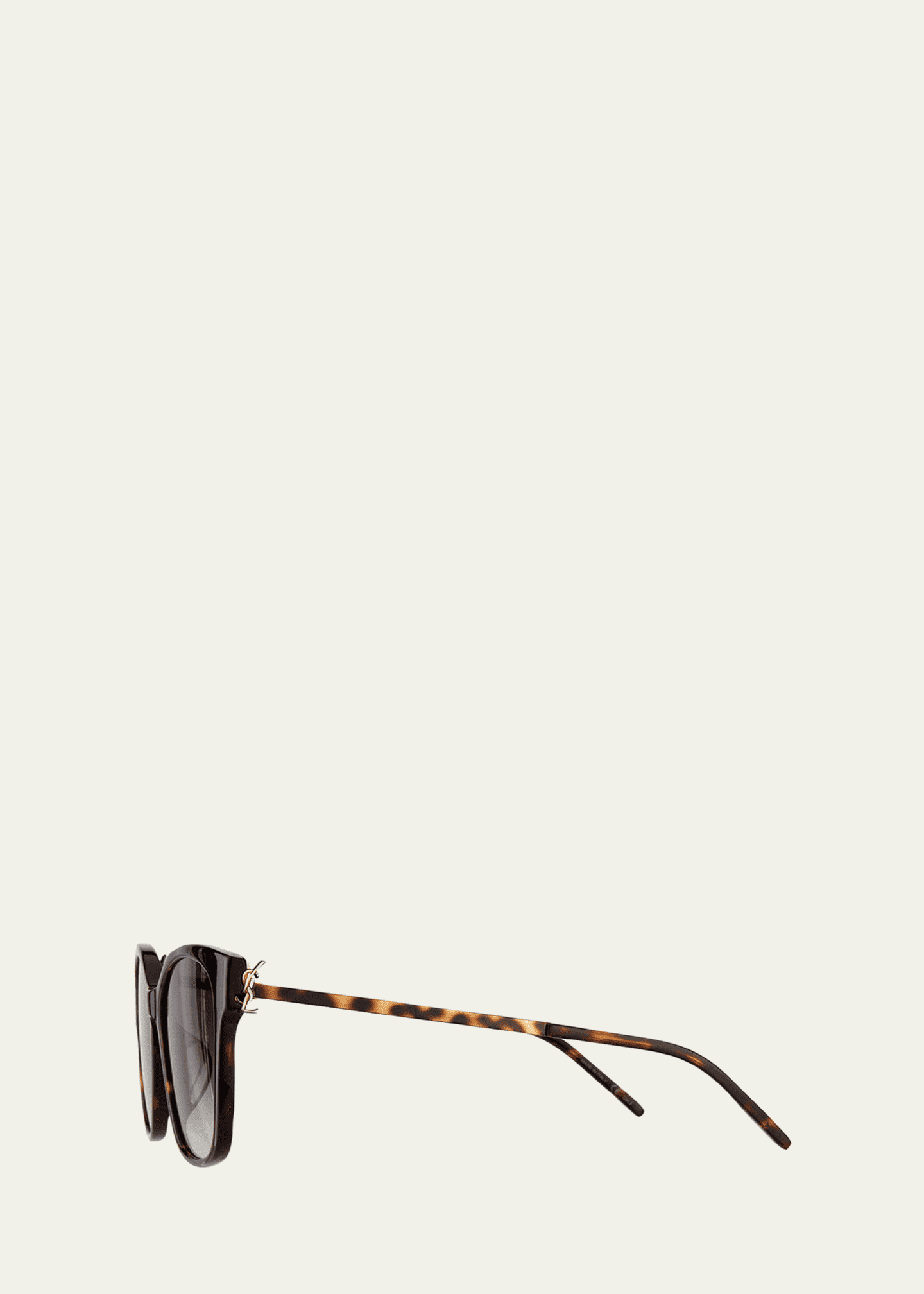 Saint Laurent Square Acetate & Metal Sunglasses Image 3 of 3