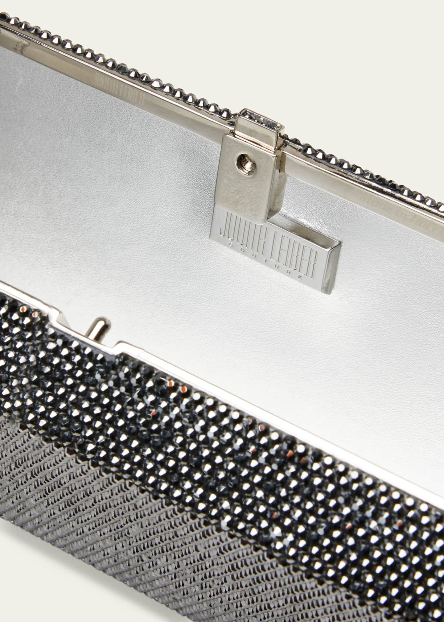 Judith Leiber Couture Slim Rectangle Fullbead Clutch Bag Image 4 of 5