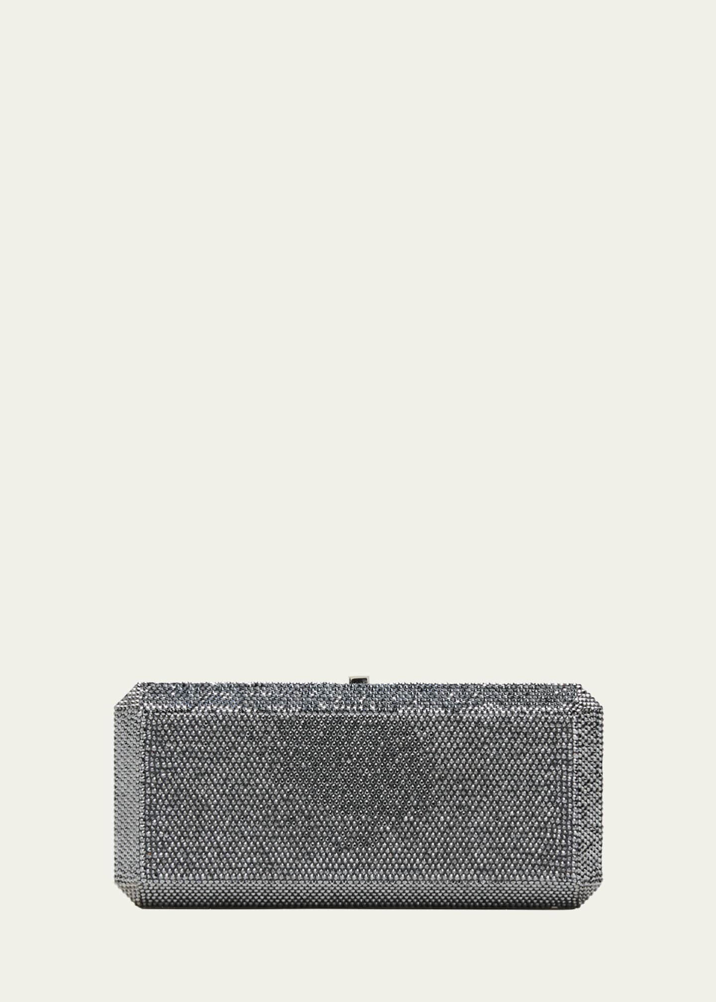 Judith Leiber Couture Slim Rectangle Fullbead Clutch Bag Image 1 of 5