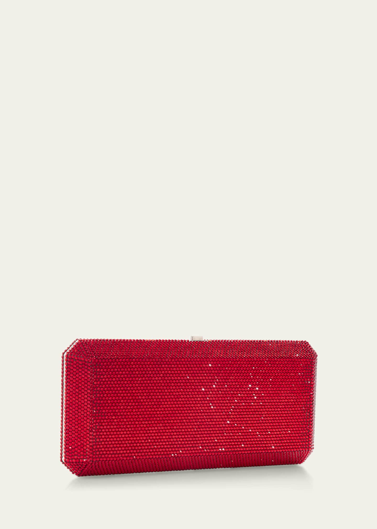 Judith Leiber Couture Slim Rectangle Fullbead Clutch Bag Image 2 of 5