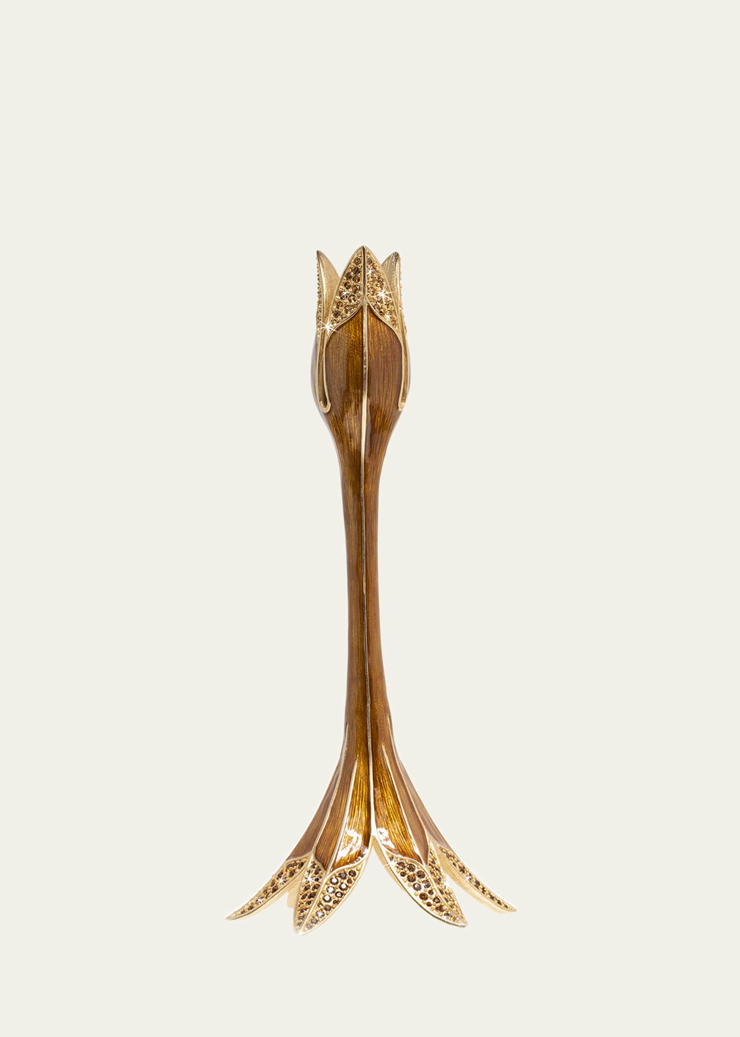 Jay Strongwater Tulip Medium Candlestick Holder