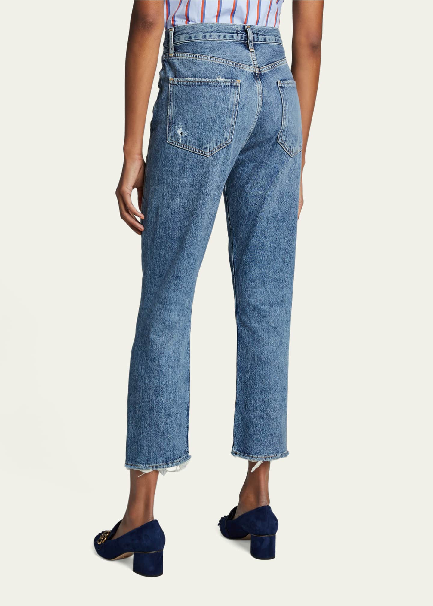 【送料&関税込】AGOLDE High-rise Straight Cropped Jeans AGOLDE Riley High Rise Straight Crop Jeans | Shopbop