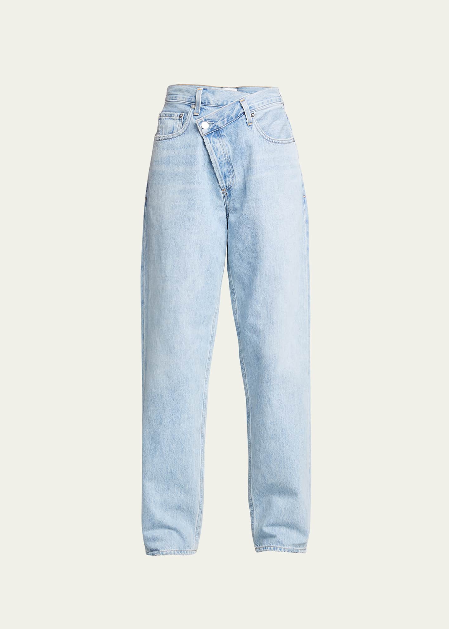 AGOLDE Crisscross Upsized Jeans - Bergdorf Goodman