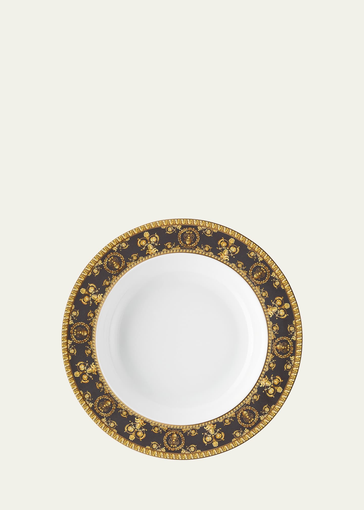 Versace I Love Baroque Bianco Rim Soup Bowl