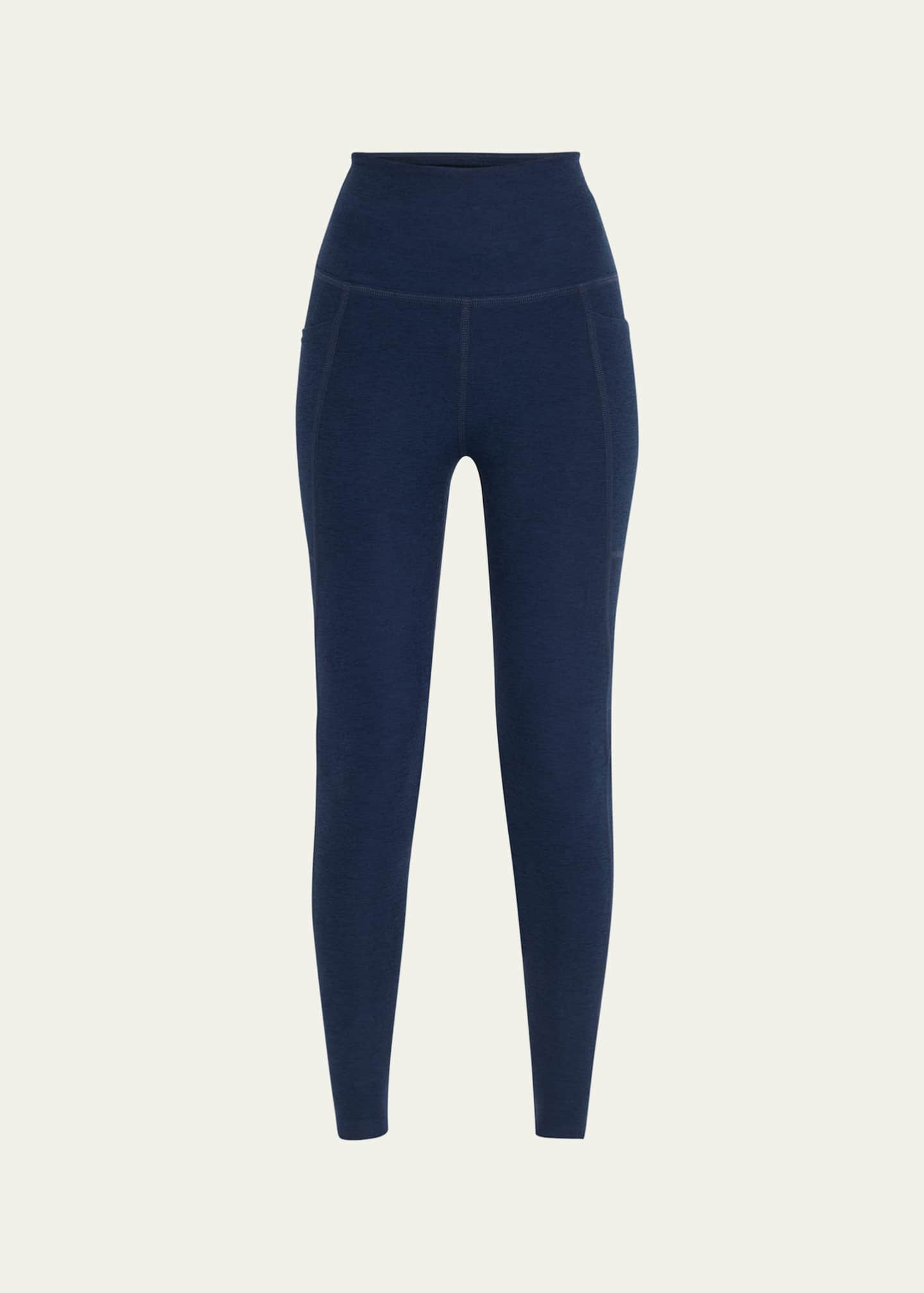 Beyond Yoga Out Of Pocket Space Dye High-Waist Mid Leggings - Bergdorf  Goodman