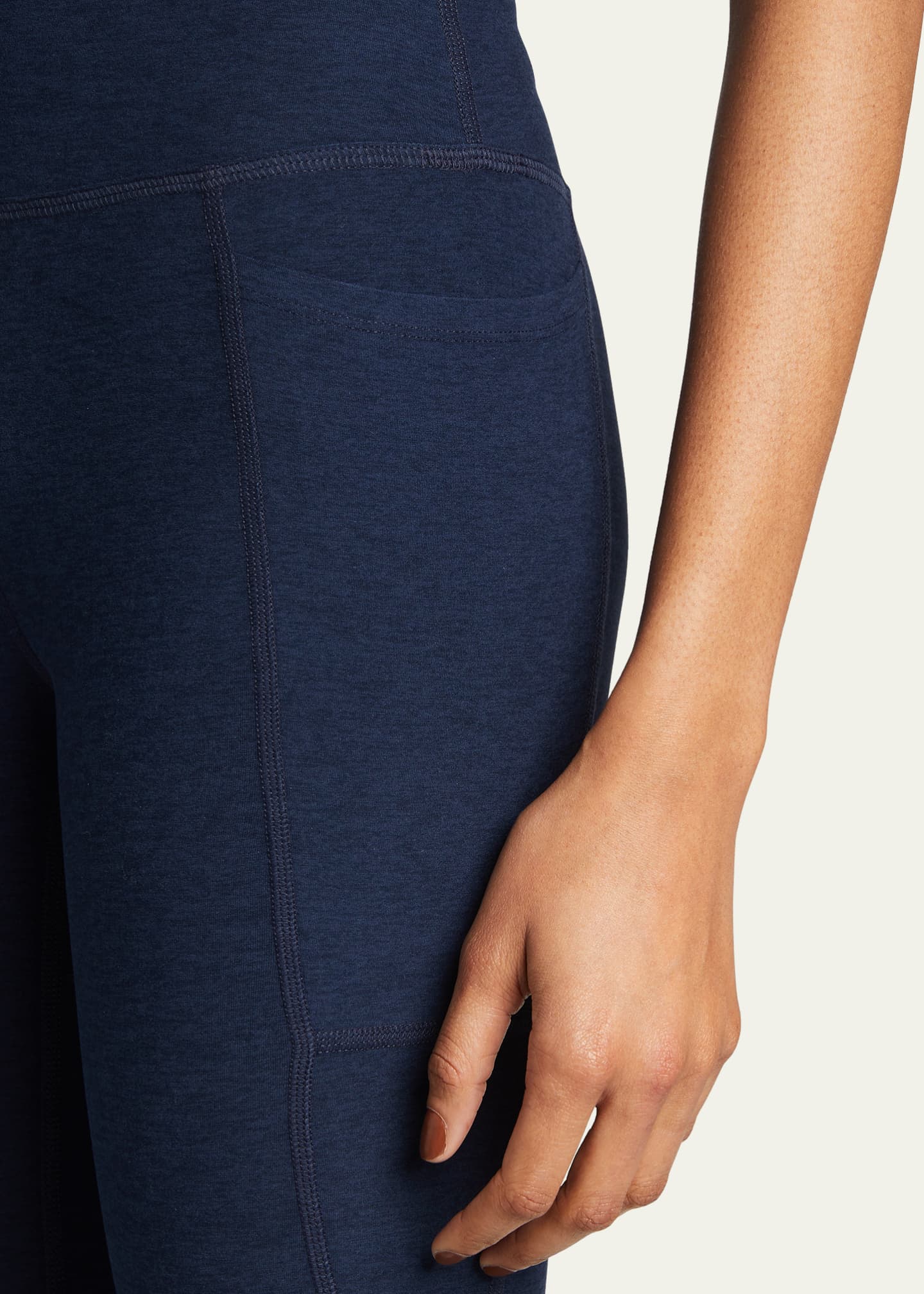 Beyond Yoga Out Of Pocket Space Dye High-Waist Mid Leggings - Bergdorf  Goodman