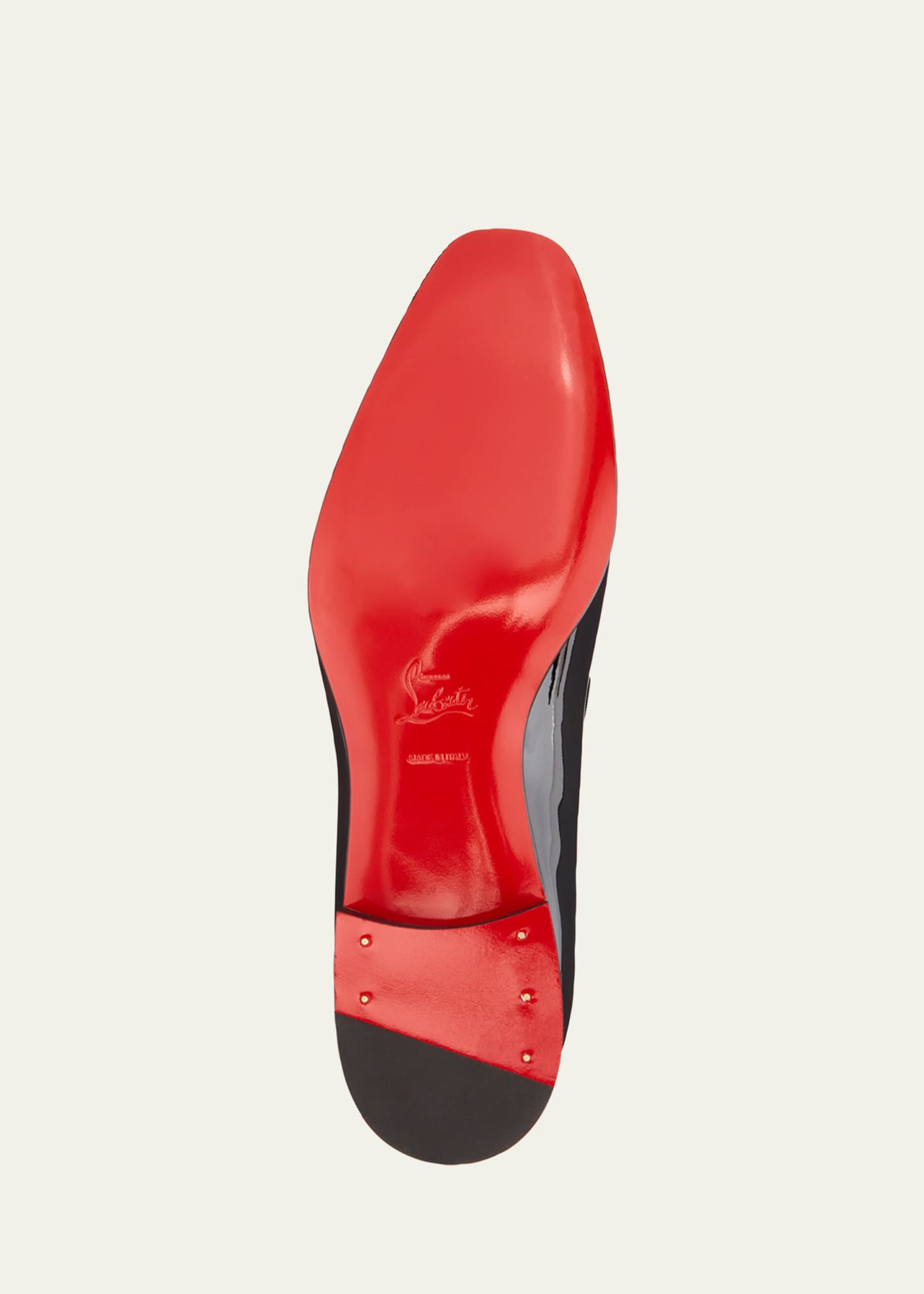 Christian Louboutin Men's Dandelion Patent Leather Loafers Image 5 of 5