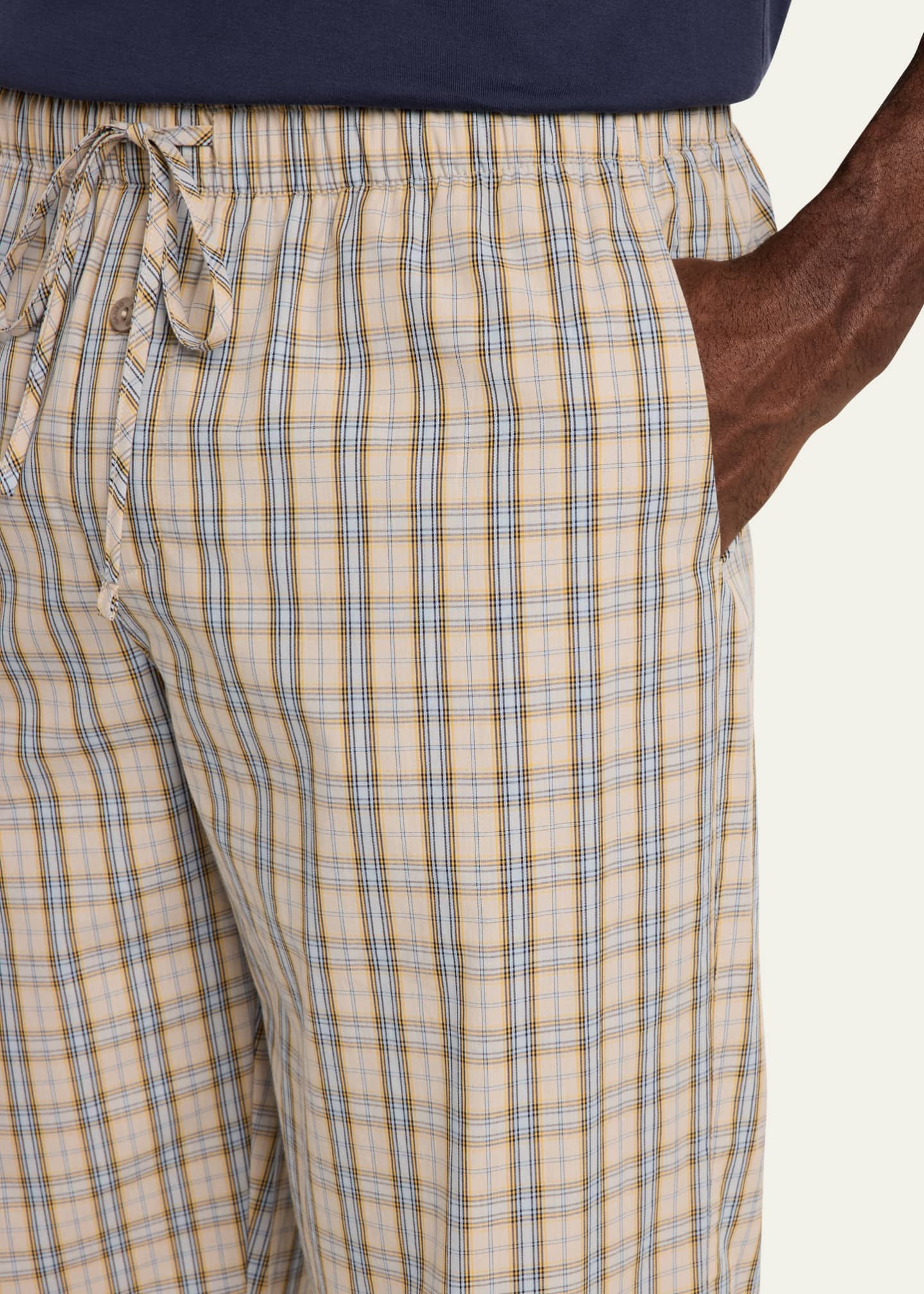 Hanro Men's Night Day Striped Lounge Pants Image 5 of 5