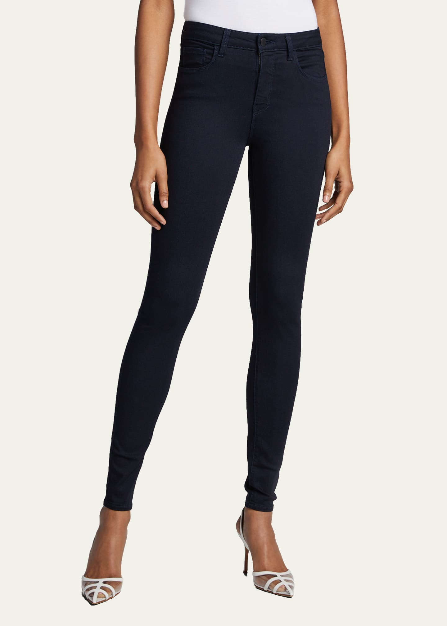 L'Agence Marguerite High-Rise Skinny Jeans - Bergdorf Goodman