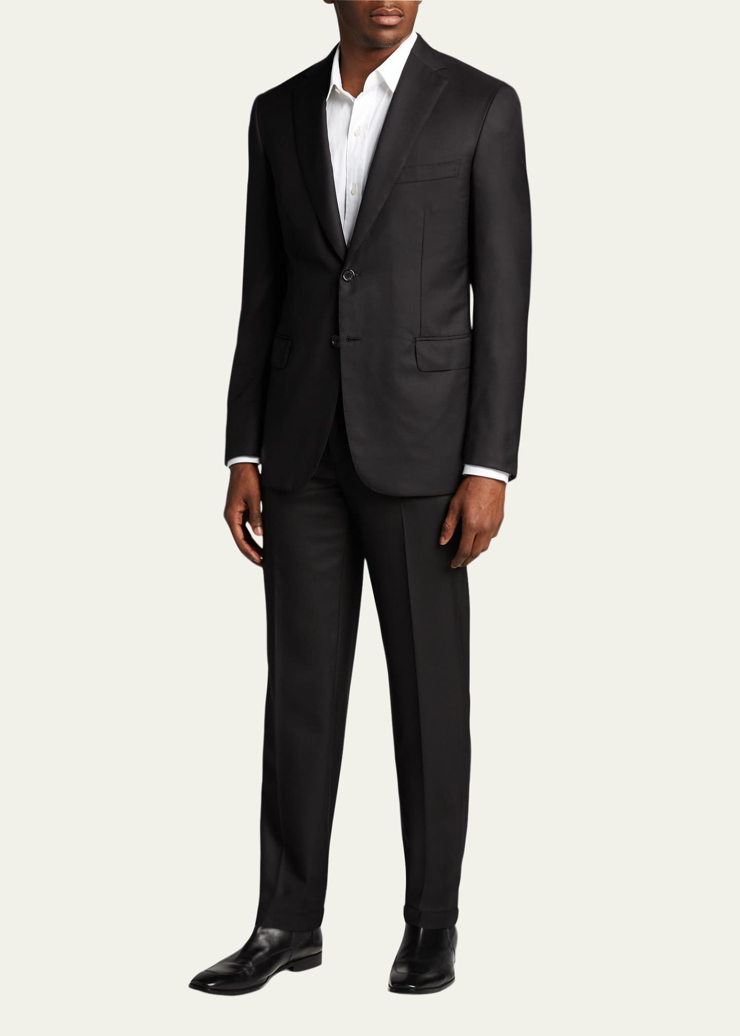 Brioni Men's Brunico Essential Virgin Wool Two-Piece Suit