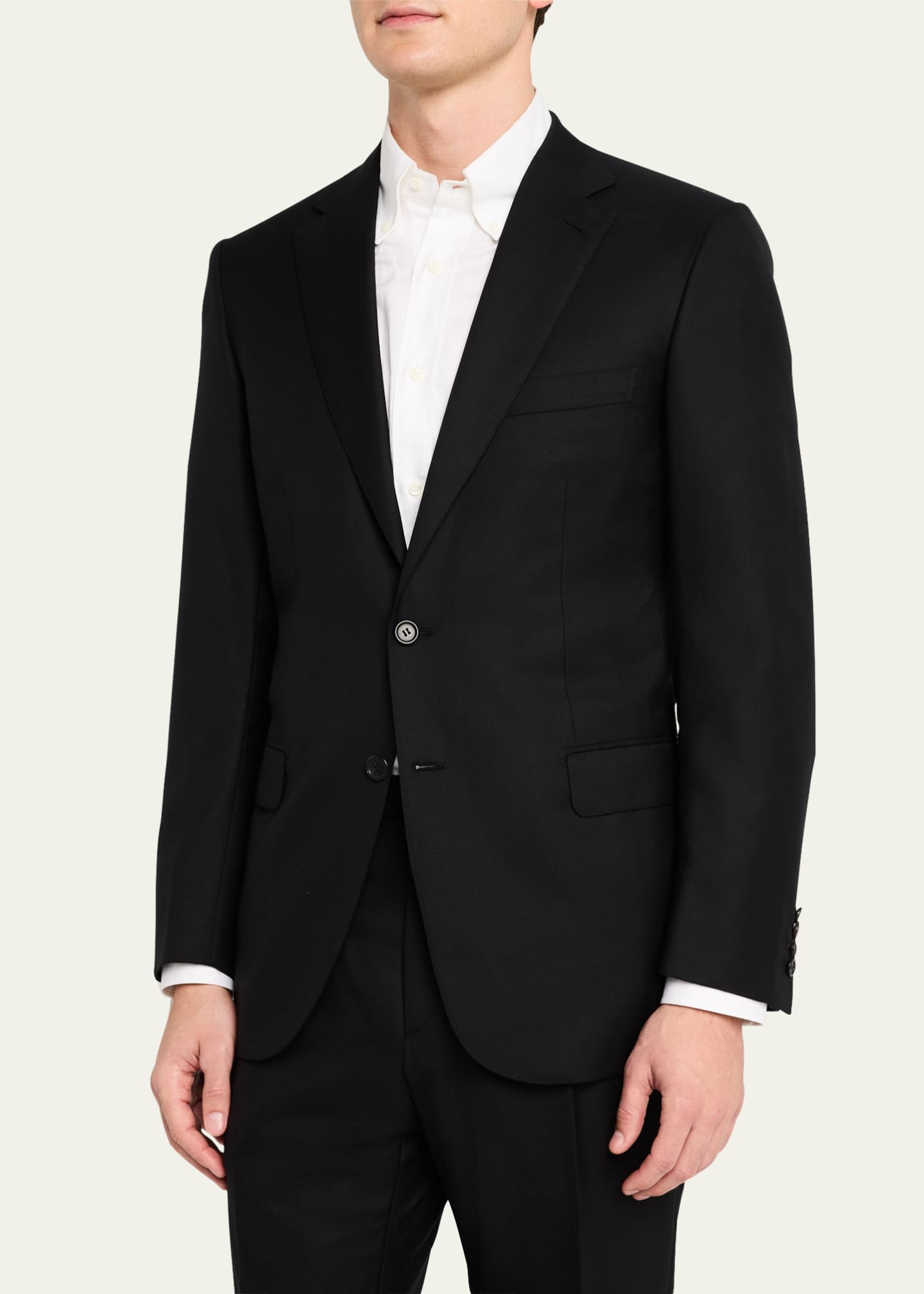 Brioni Men's Brunico Essential Virgin Wool Two-Piece Suit