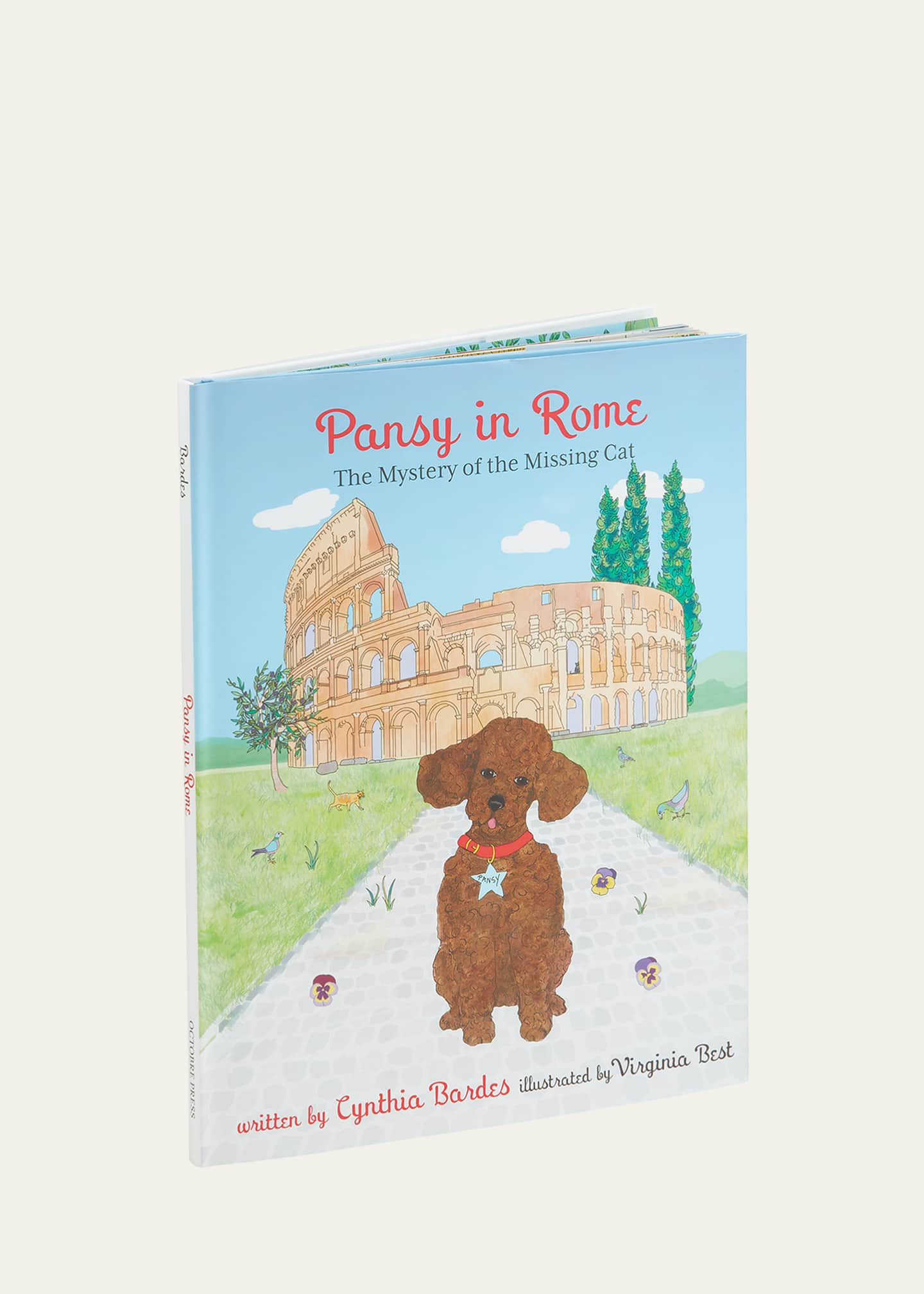 Octobre Press "Pansy in Rome - The Mystery of the Missing Cat" Children's Book Image 1 of 2