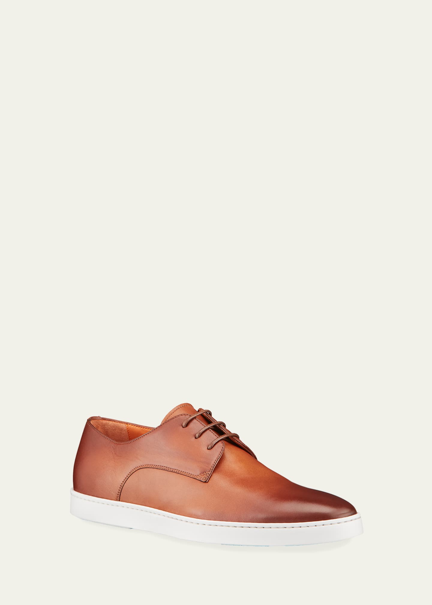 Santoni Doyle Derby Sneaker in Brown Men s 13