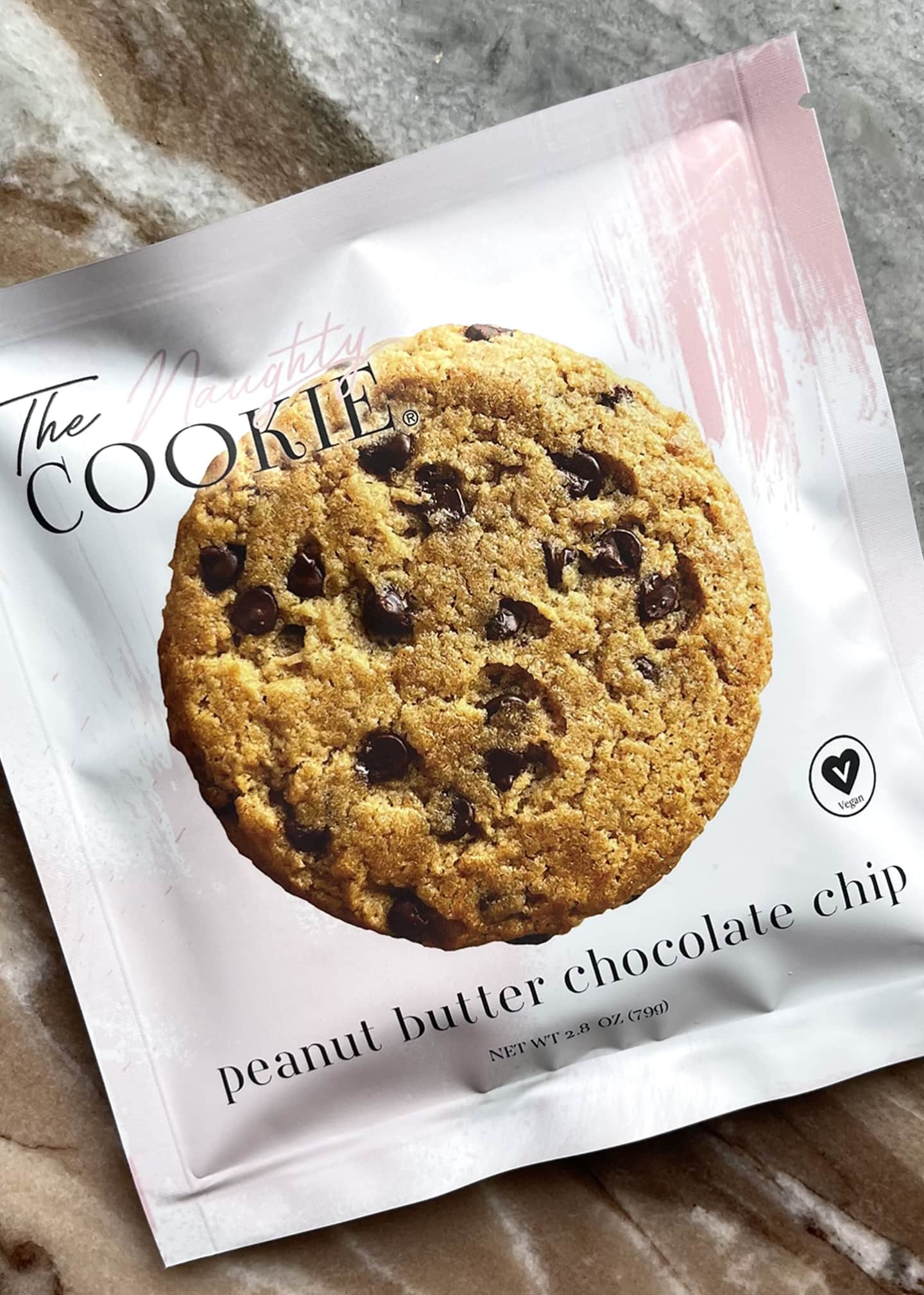 The Naughty Cookie Vegan Peanut Butter Chocolate Chip Cookies Image 2 of 2