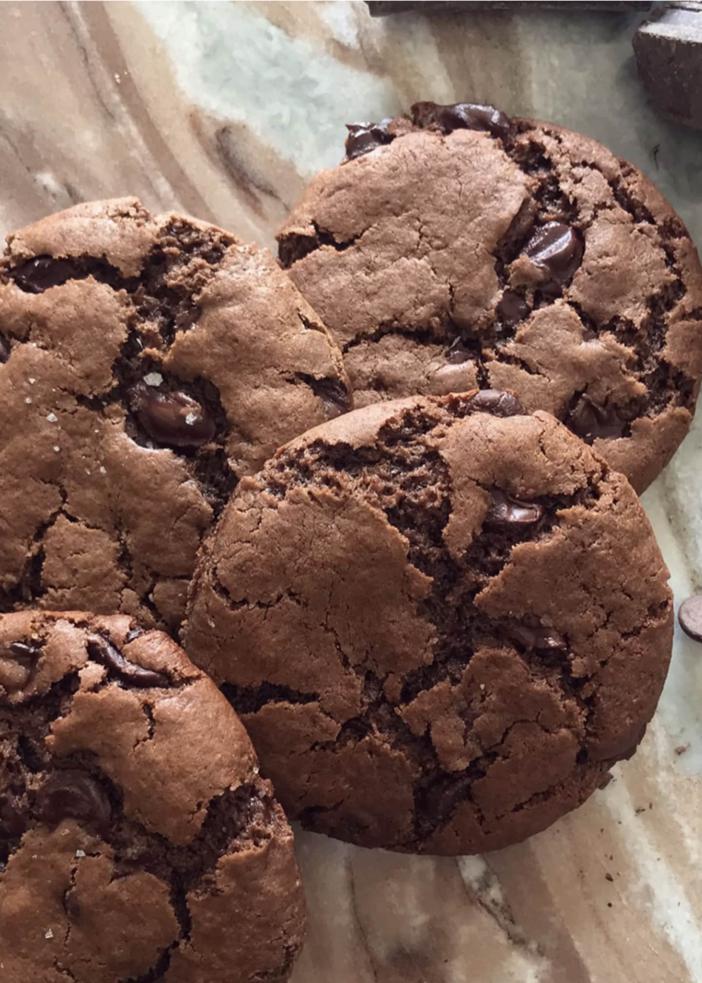 The Naughty Cookie Vegan Double Chocolate Chip Cookies Image 3 of 4