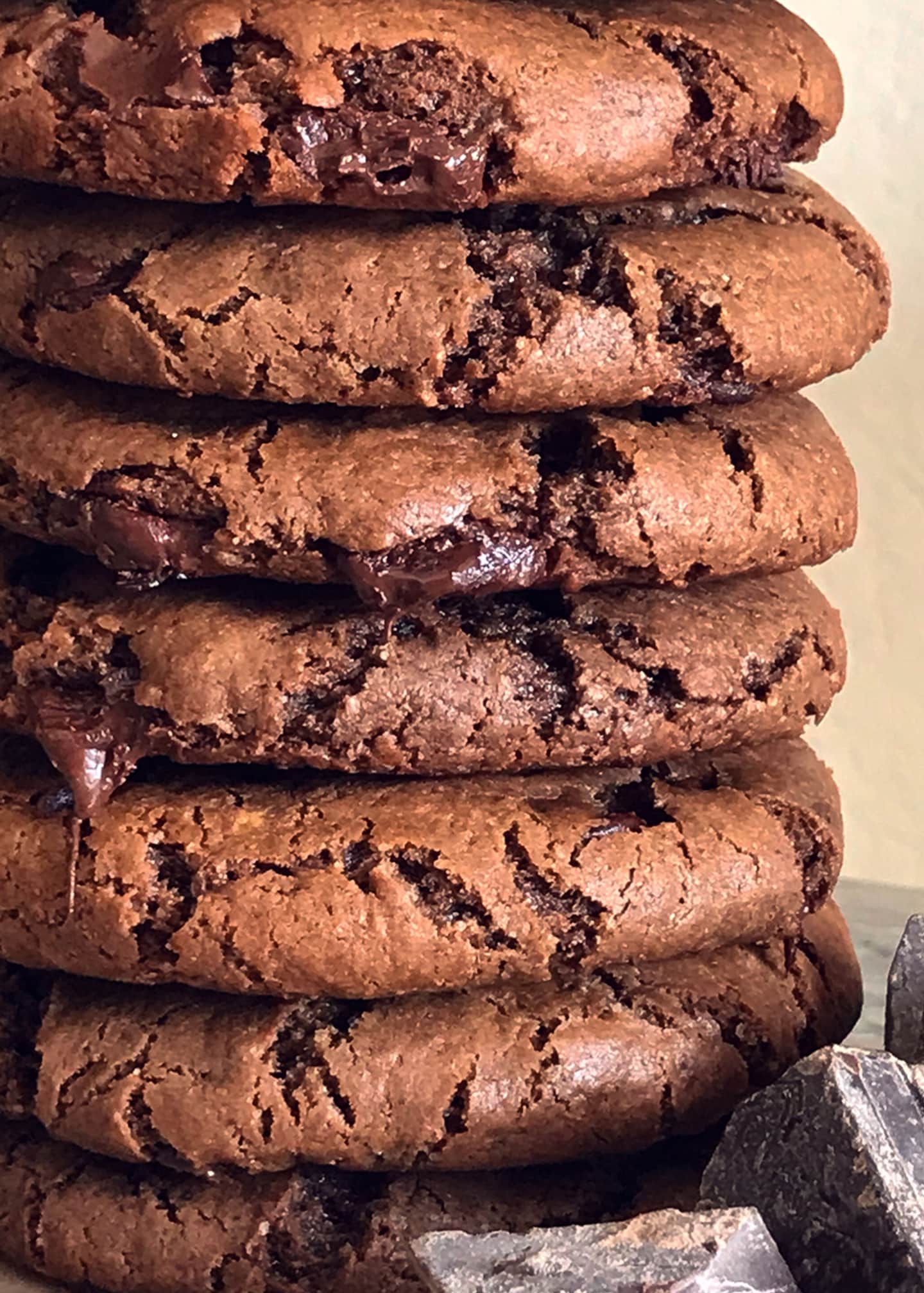 The Naughty Cookie Vegan Double Chocolate Chip Cookies Image 4 of 4