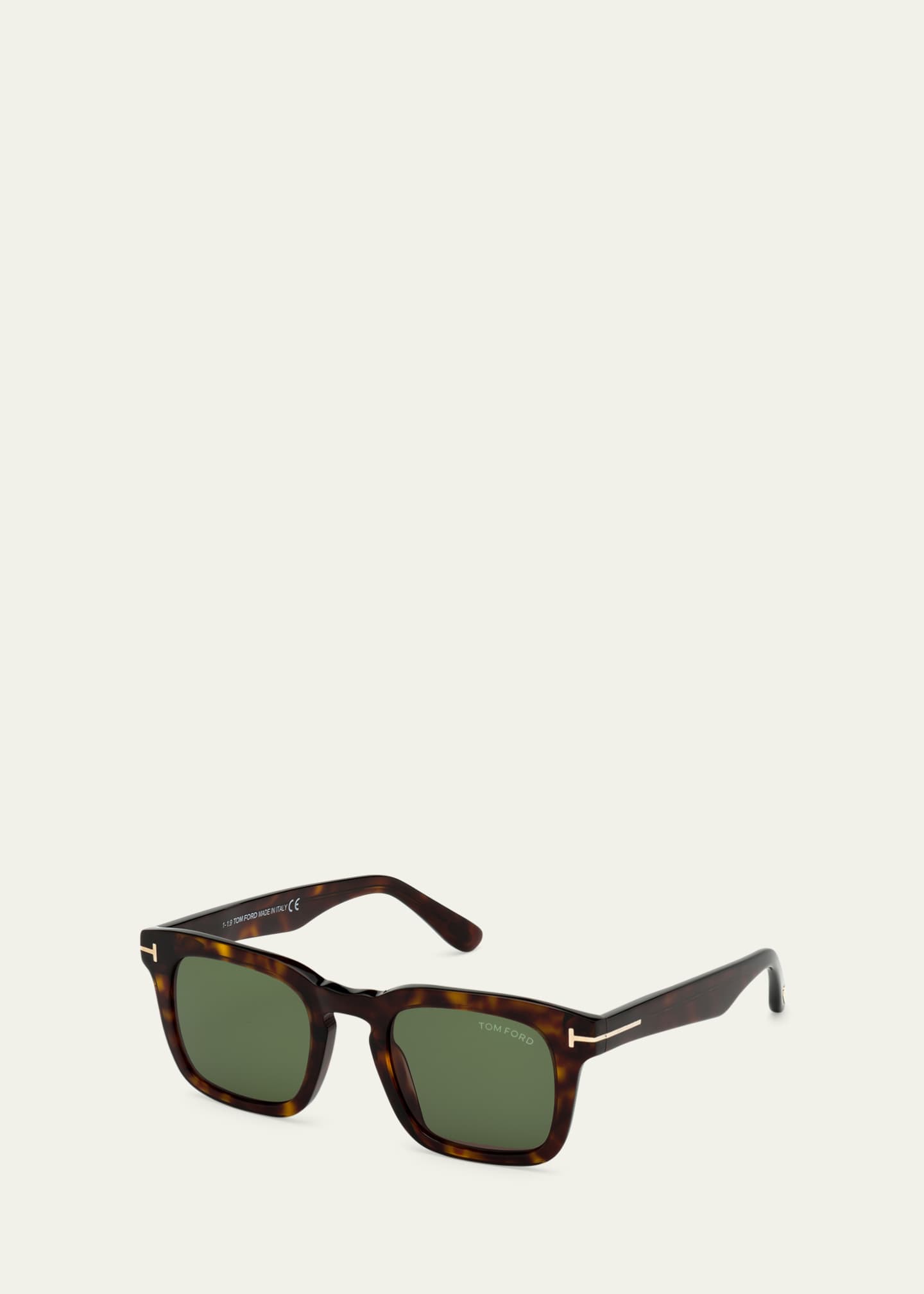 TOM FORD Men's Dax Square Tortoiseshell Sunglasses - Bergdorf Goodman