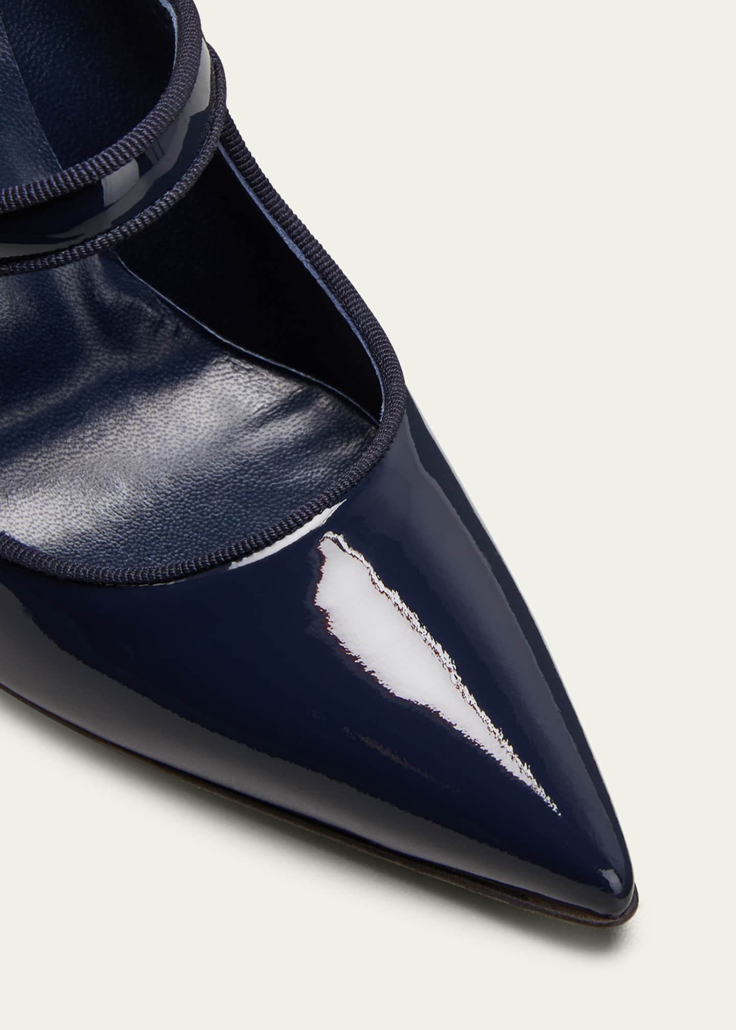 Manolo Blahnik Patent Leather Mary Jane Pumps Image 3 of 3