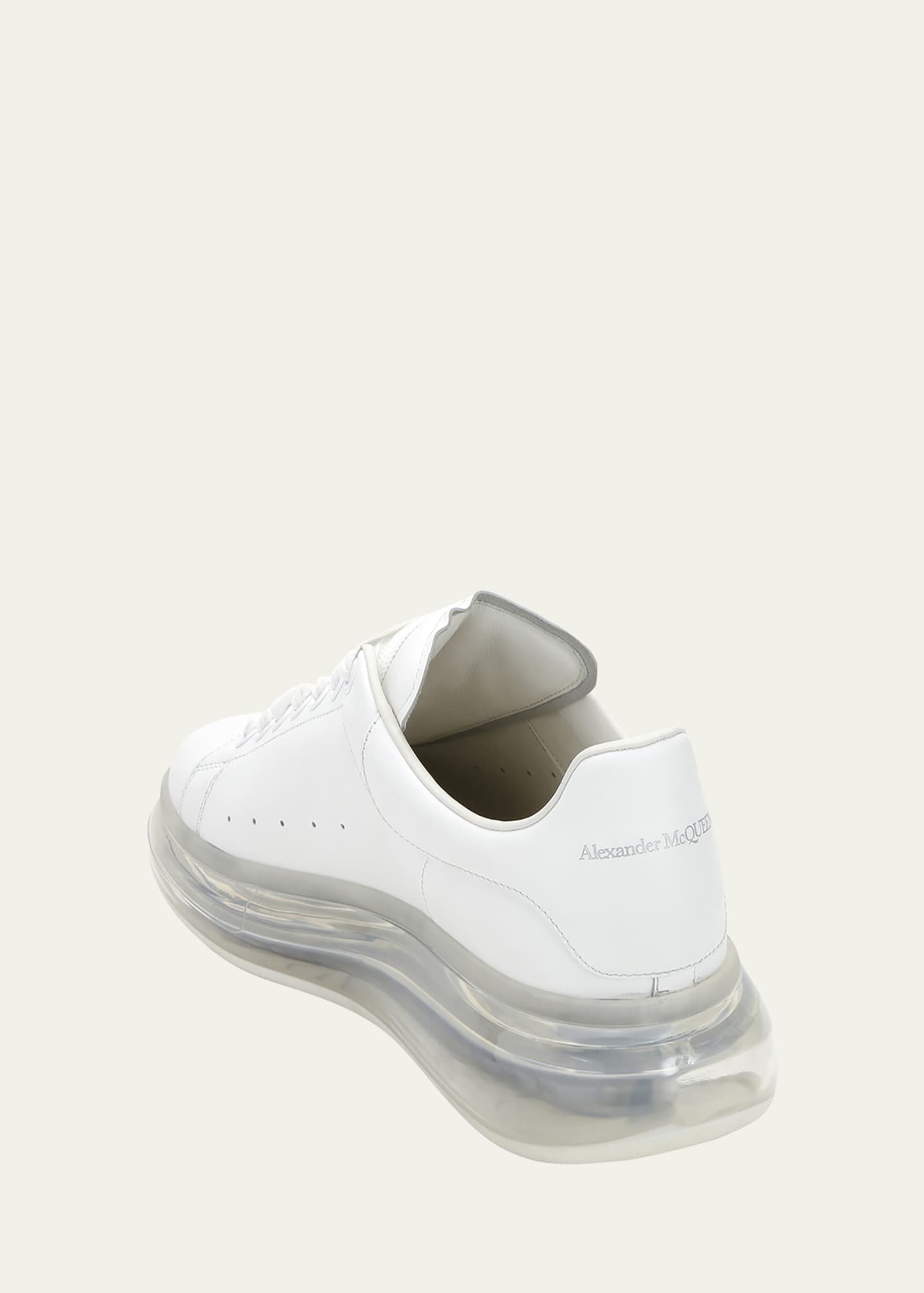 Alexander mcqueen clear hot sale sole sneaker
