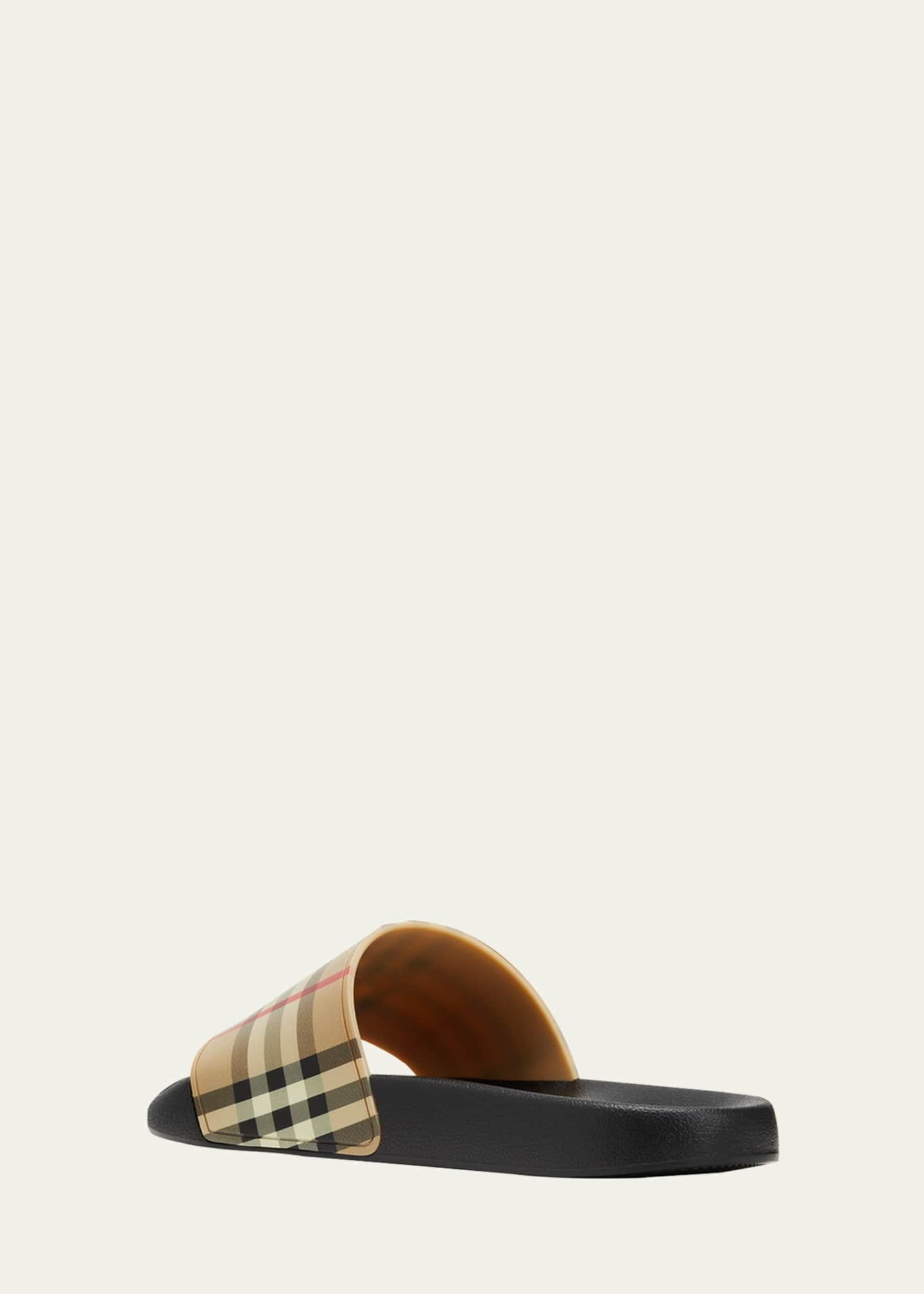 Burberry Furley Vintage Check Slide Sandals - Bergdorf Goodman