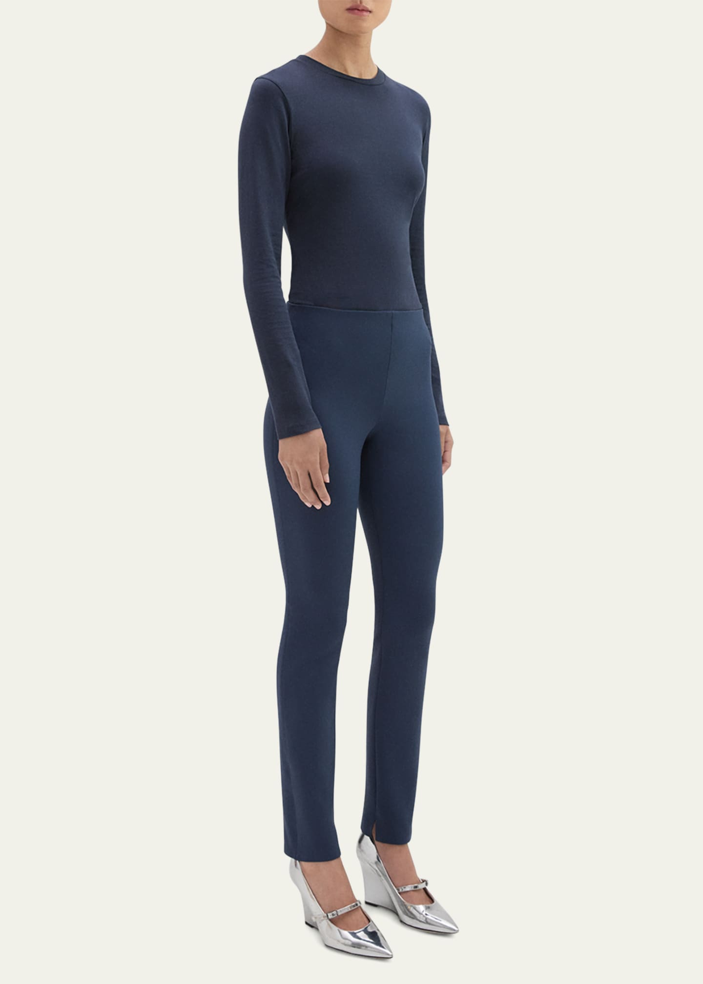 Theory Skinny Ankle Leggings Image 4 of 5