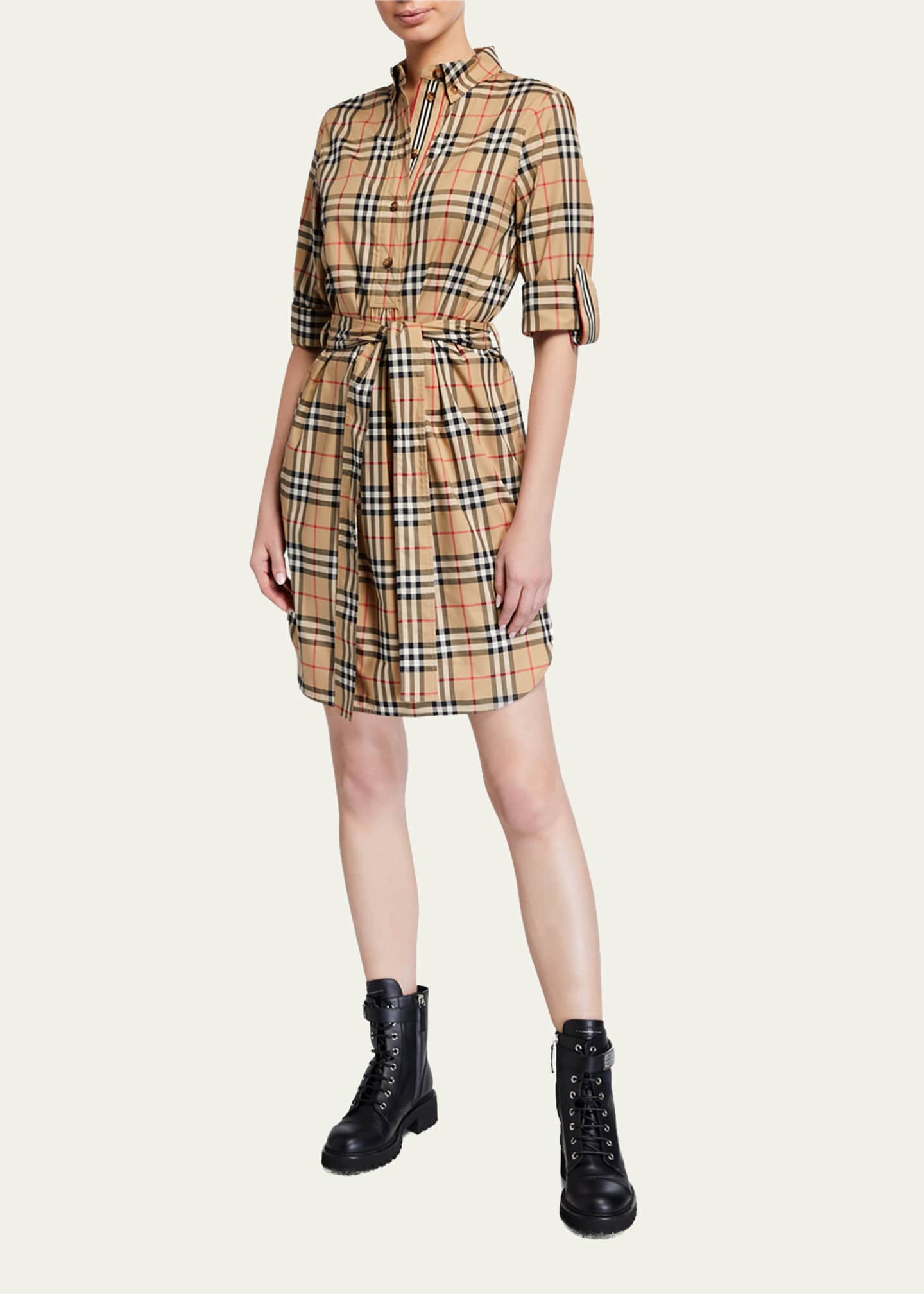 Burberry shirt dresses sale 2025
