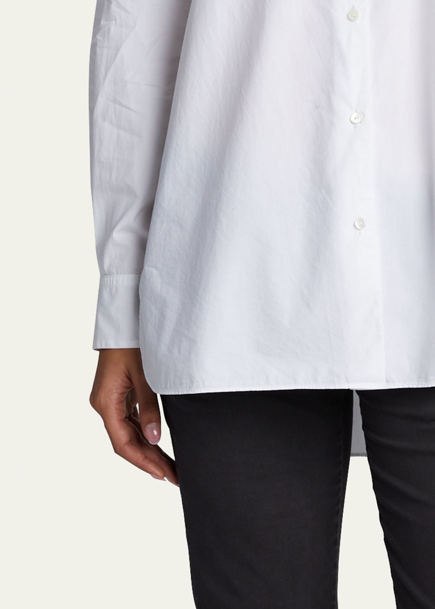 Nili Lotan Yorke Poplin Shirt Image 5 of 5
