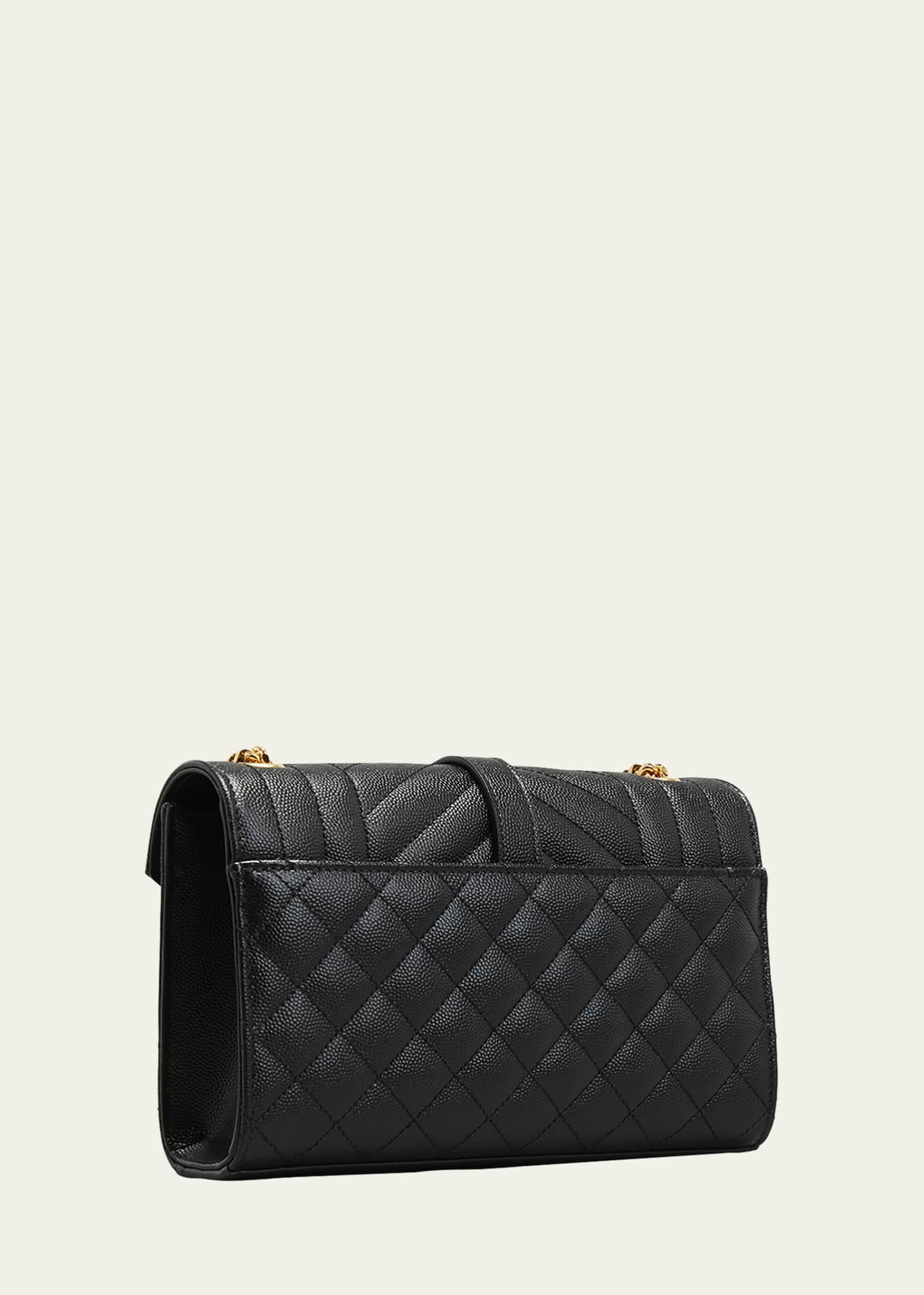 Saint Laurent Envelope Bag Small Black for Women